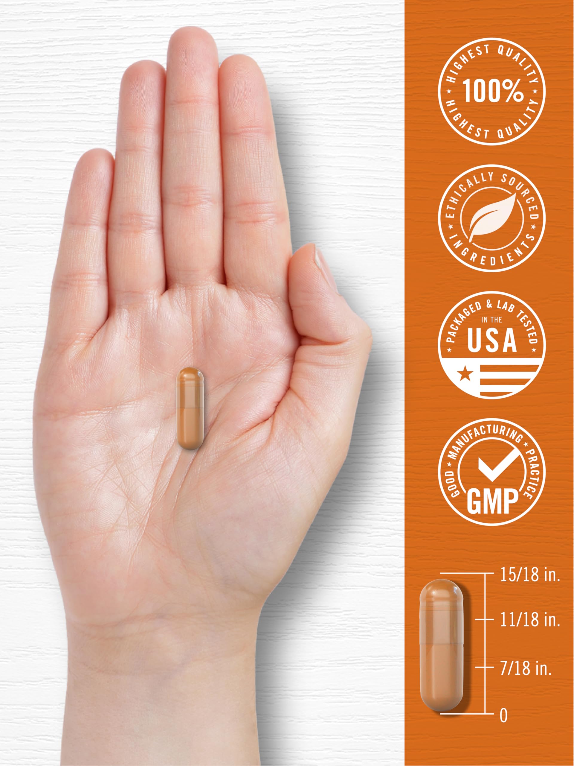 Carlyle Turmeric Curcumin with Black Pepper | 90 Powder Capsules | Complex Supplement with Bioperine | Non-GMO, Gluten Free - Image 7