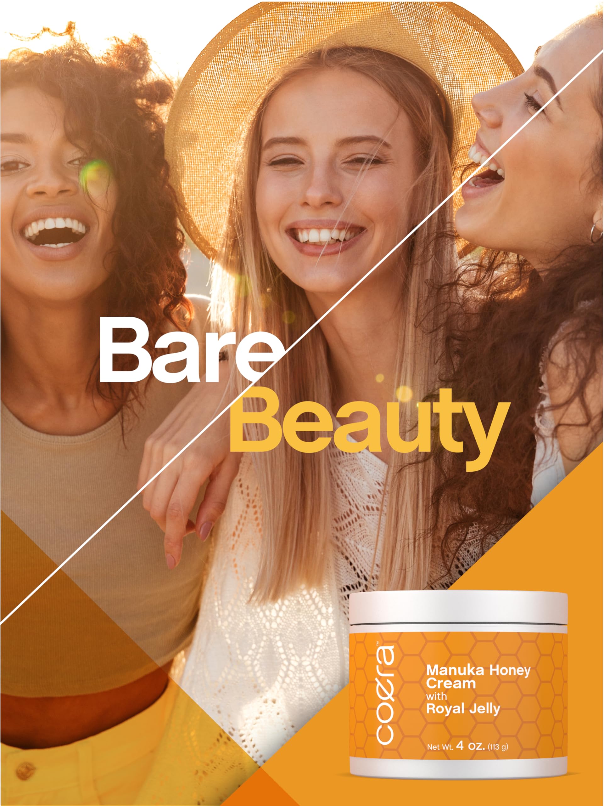 Coera Manuka Honey Cream | with Royal Jelly | 4oz | Hydrating Moisturizer for Face & Skin | Free of Parabens, SLS, & Fragrances | Packaging May Vary - Image 8