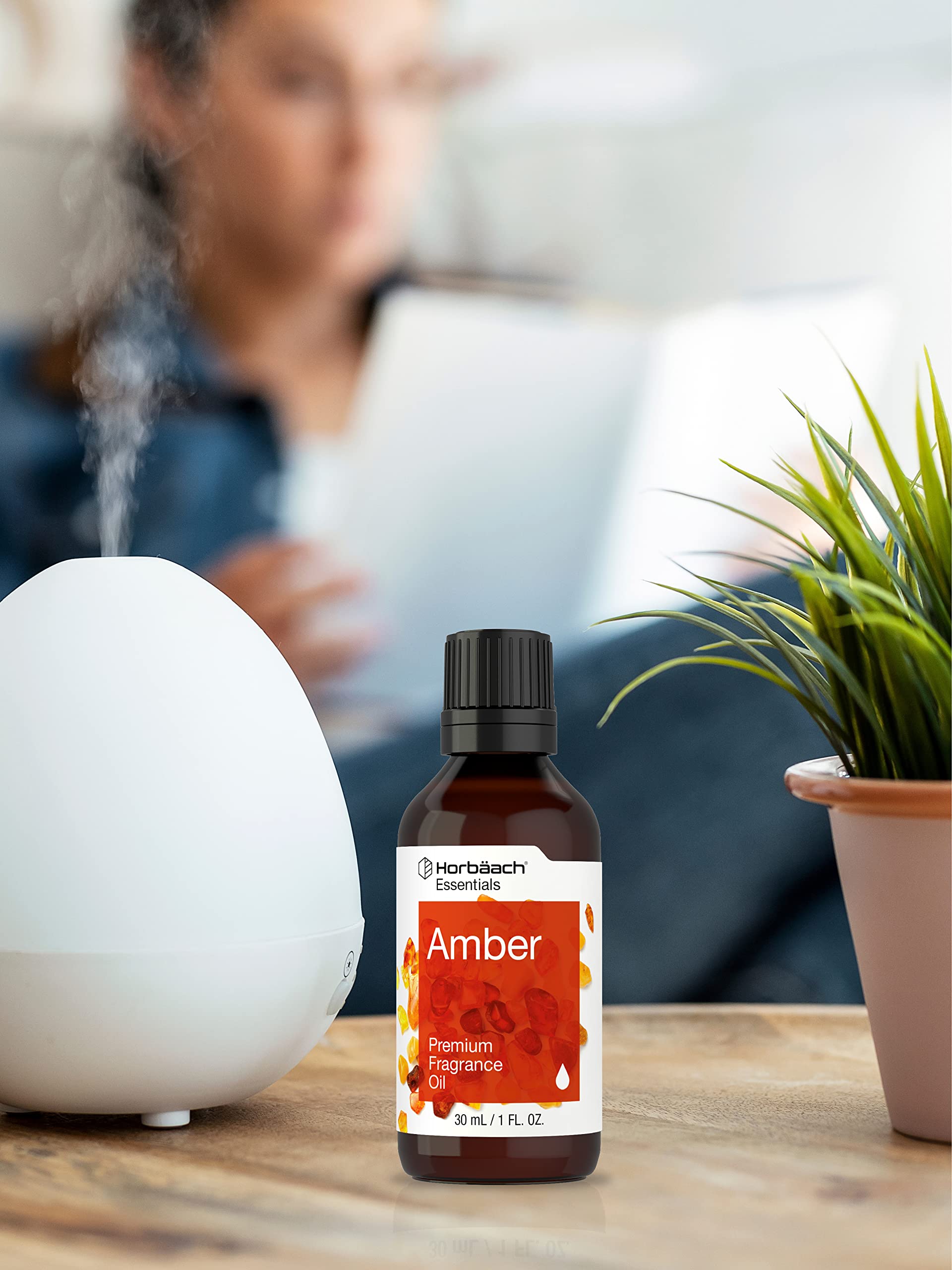 Horbäach Amber Fragrance Oil | 1 fl oz (30ml) | for Diffusers, Candle and Soap Making, DIY Projects & More | Premium Grade - Image 4
