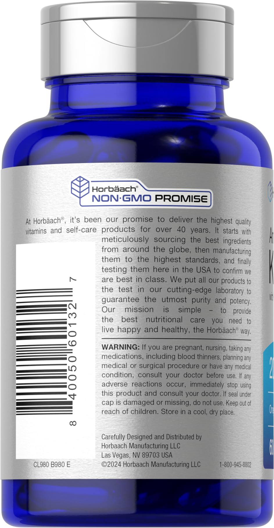 Horbäach Antarctic Krill Oil 2000mg | 60 Softgel Capsules | Omega-3, EPA, DHA Supplement | with Astaxanthin | Non-GMO, Gluten Free - Image 3