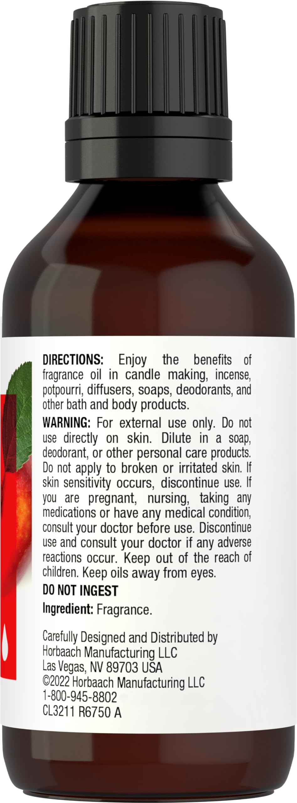 Horbäach Apple Fragrance Oil | 1 Fl Oz (30ml) | Premium Grade | for Diffusers, Candle and Soap Making, DIY Projects & More - Image 2