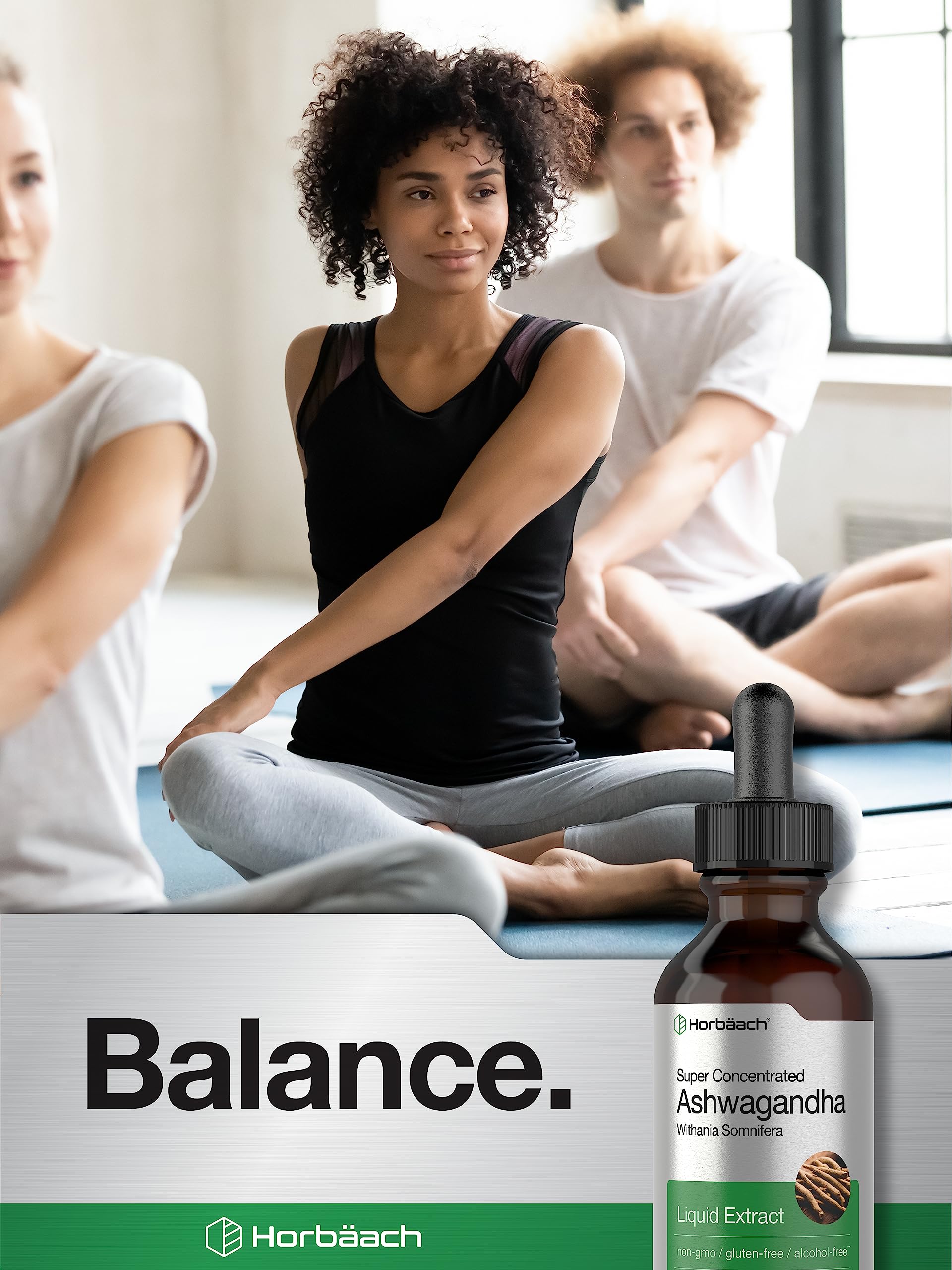 Horbäach Ashwagandha Liquid Drops | 2 Fl Oz | Tincture Root Extract | Alcohol Free Supplement for Women and Men | Withania Somnifera | Vegetarian, Non-GMO, Gluten Free - Image 6