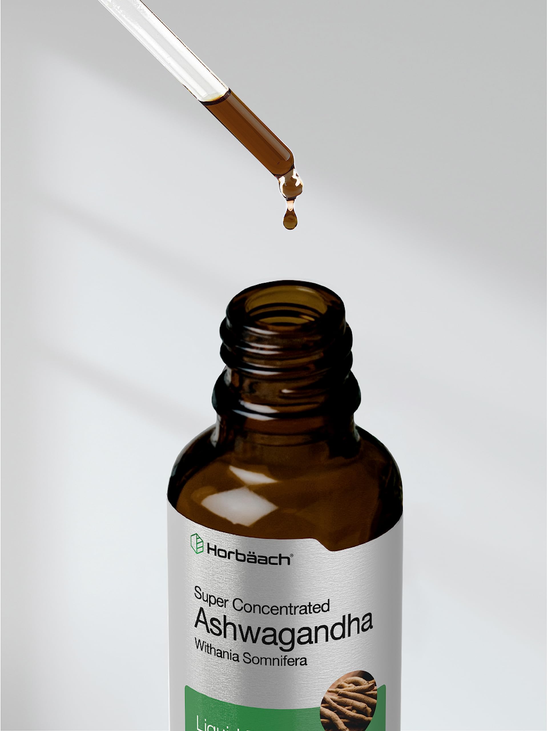 Horbäach Ashwagandha Liquid Drops | 2 Fl Oz | Tincture Root Extract | Alcohol Free Supplement for Women and Men | Withania Somnifera | Vegetarian, Non-GMO, Gluten Free - Image 7