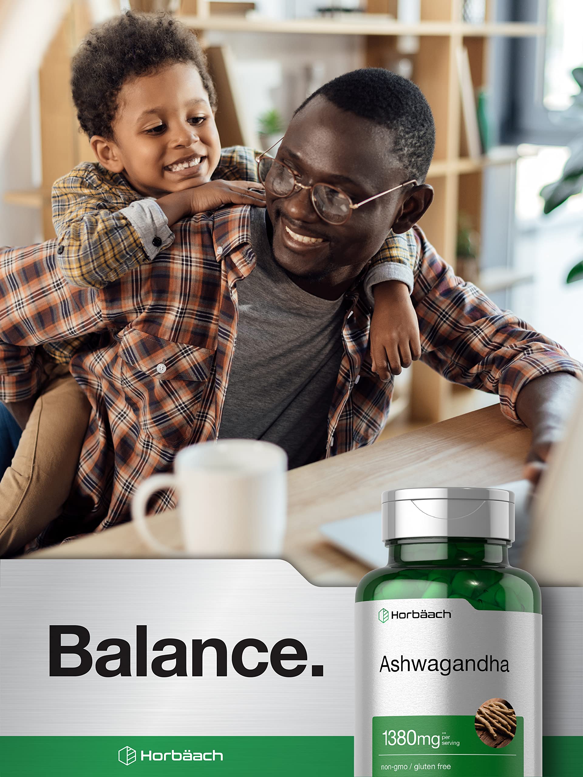 Horbäach Ashwagandha Root Supplement | 180 Capsules | for Women and Men | Herbal Extract | Non-GMO, Gluten Free - Image 6