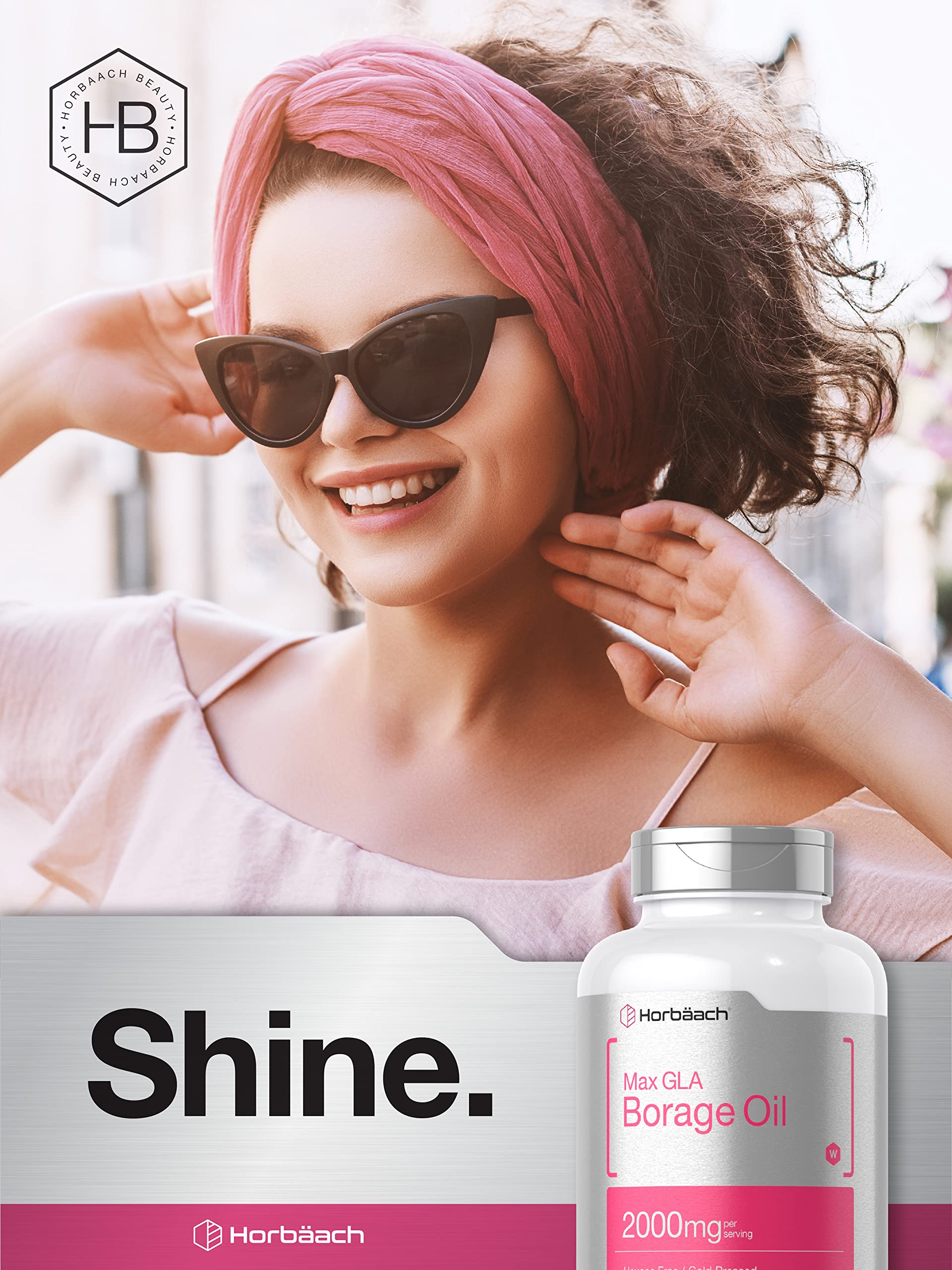 Horbäach Borage Oil Capsules 2000 mg | 120 Softgels | 320mg of GLA | Cold Pressed Seed Oil Supplement - Image 6
