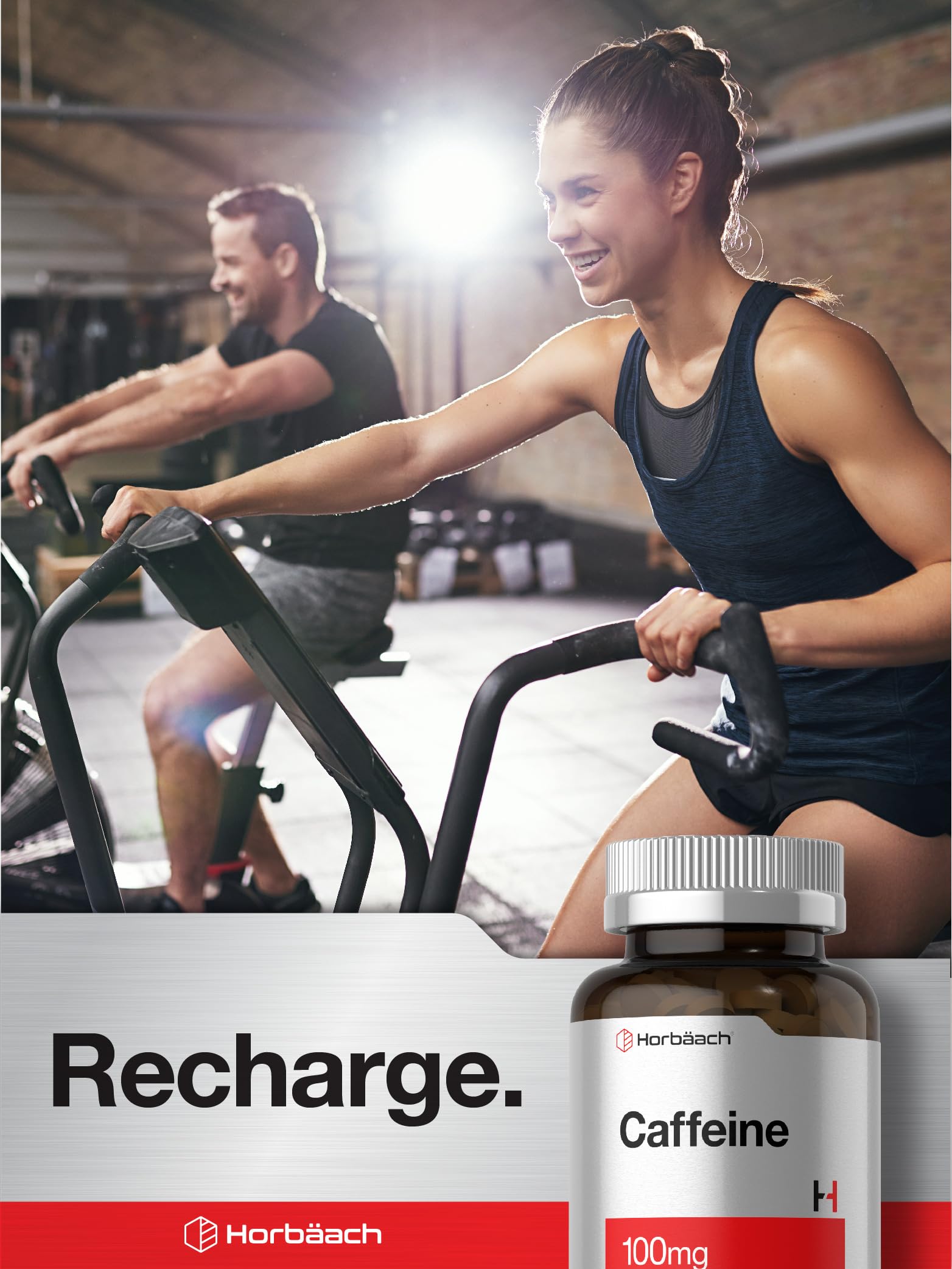 Horbäach Caffeine Pills 100mg | 250 Tablets | Vegetarian Formula | Non-GMO, Gluten Free Supplement - Image 7