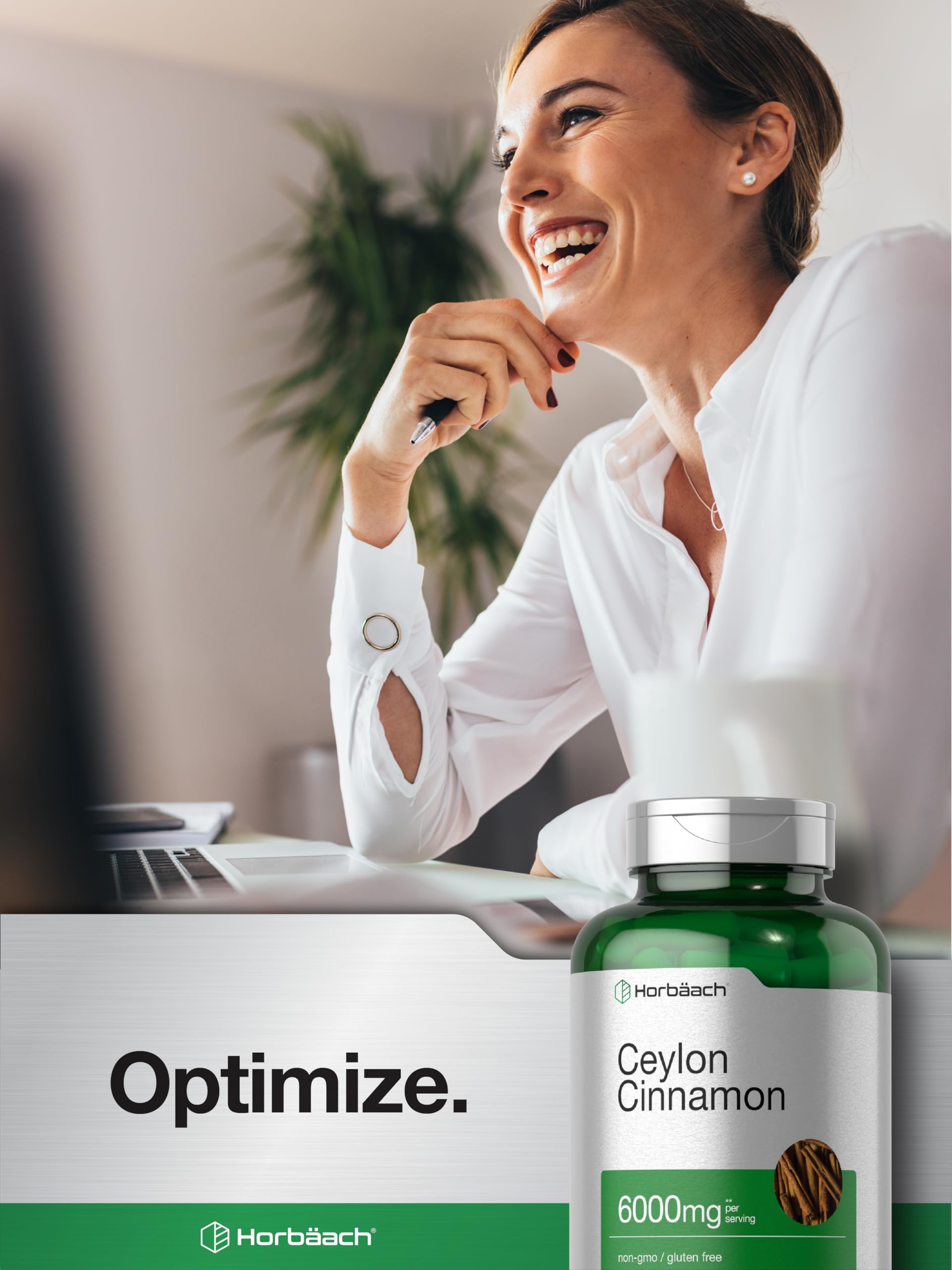 Horbäach Ceylon Cinnamon Supplement | 150 Capsules | Herbal Extract Pills | Non-GMO & Gluten Free - Image 7