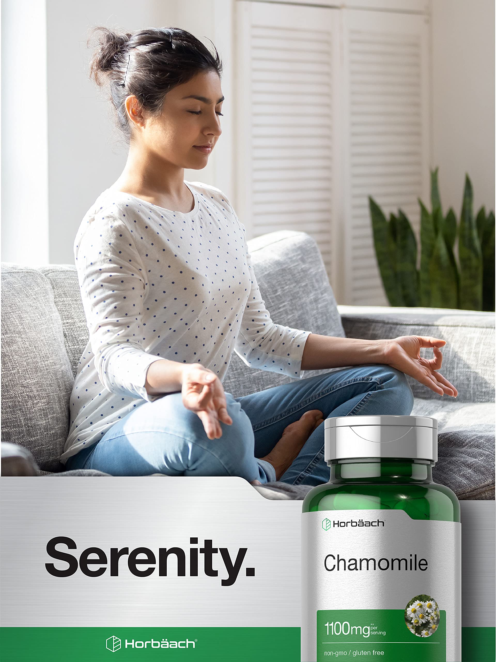 Horbäach Chamomile Flower Extract | 200 Pills | Non-GMO, Gluten Free Supplement - Image 6