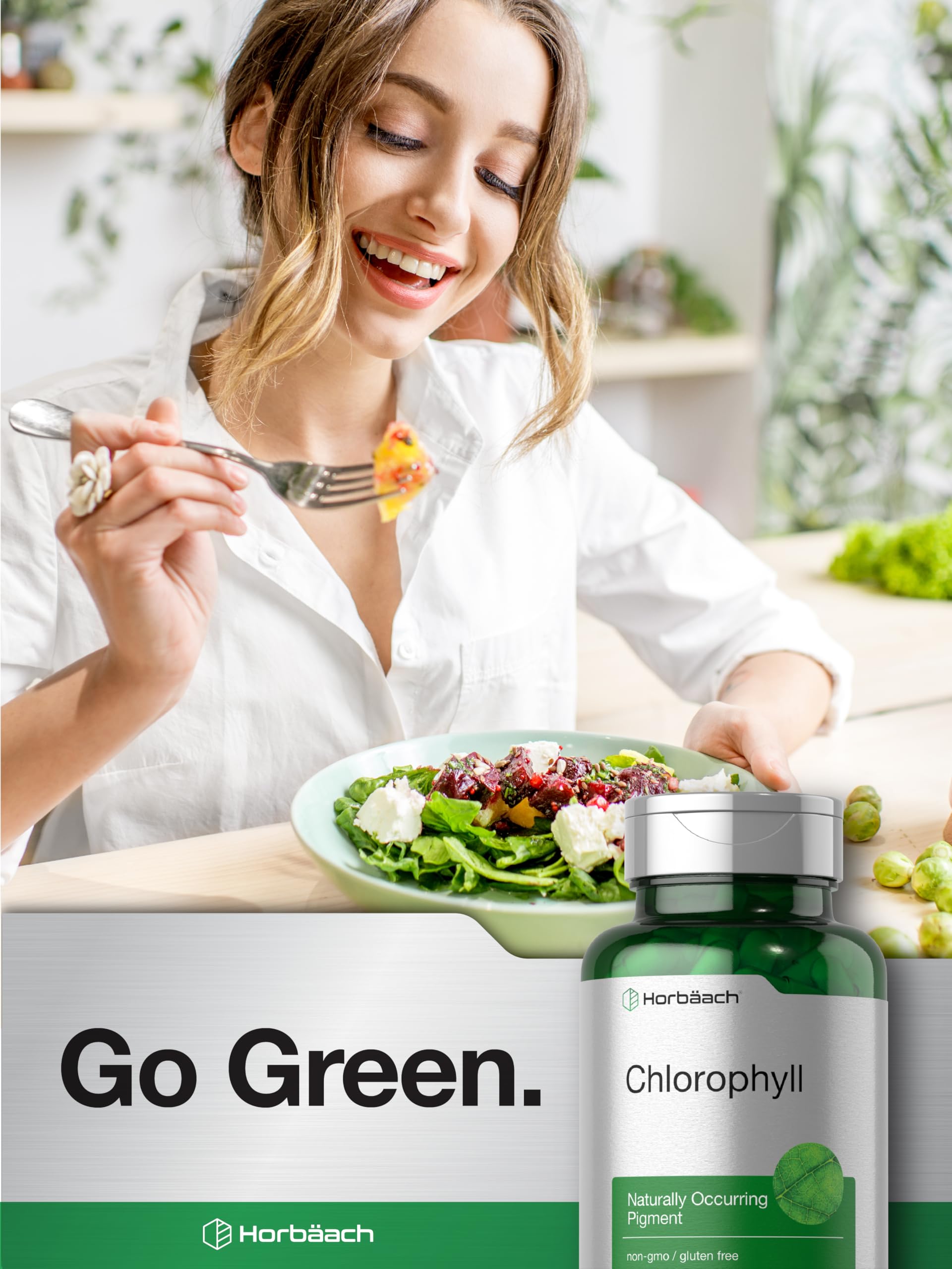 Horbäach Chlorophyll Capsules | 120 Count | with Copper | Non-GMO and Gluten Free Supplement - Image 7