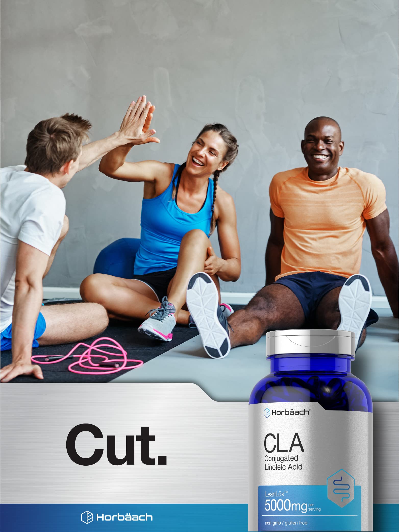 Horbäach CLA Supplement | 300 Softgel Pills | Maximum Potency | Conjugated Lineolic Acid from Safflower Oil | Non-GMO, Gluten Free - Image 6