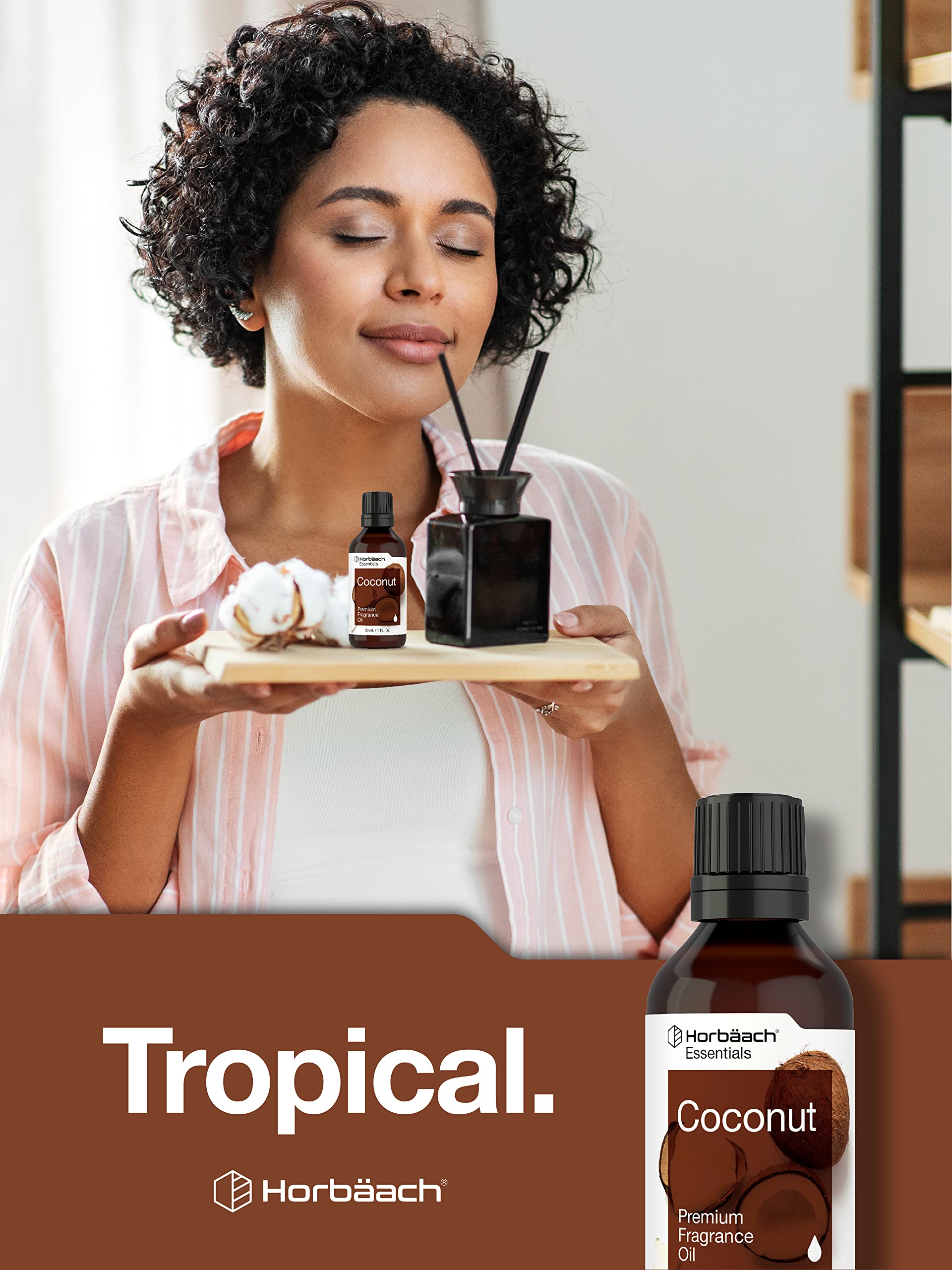 Horbäach Coconut Fragrance Oil | 1 fl oz (30ml) | Premium Grade | for Diffusers, Candle and Soap Making, DIY Projects & More - Image 7