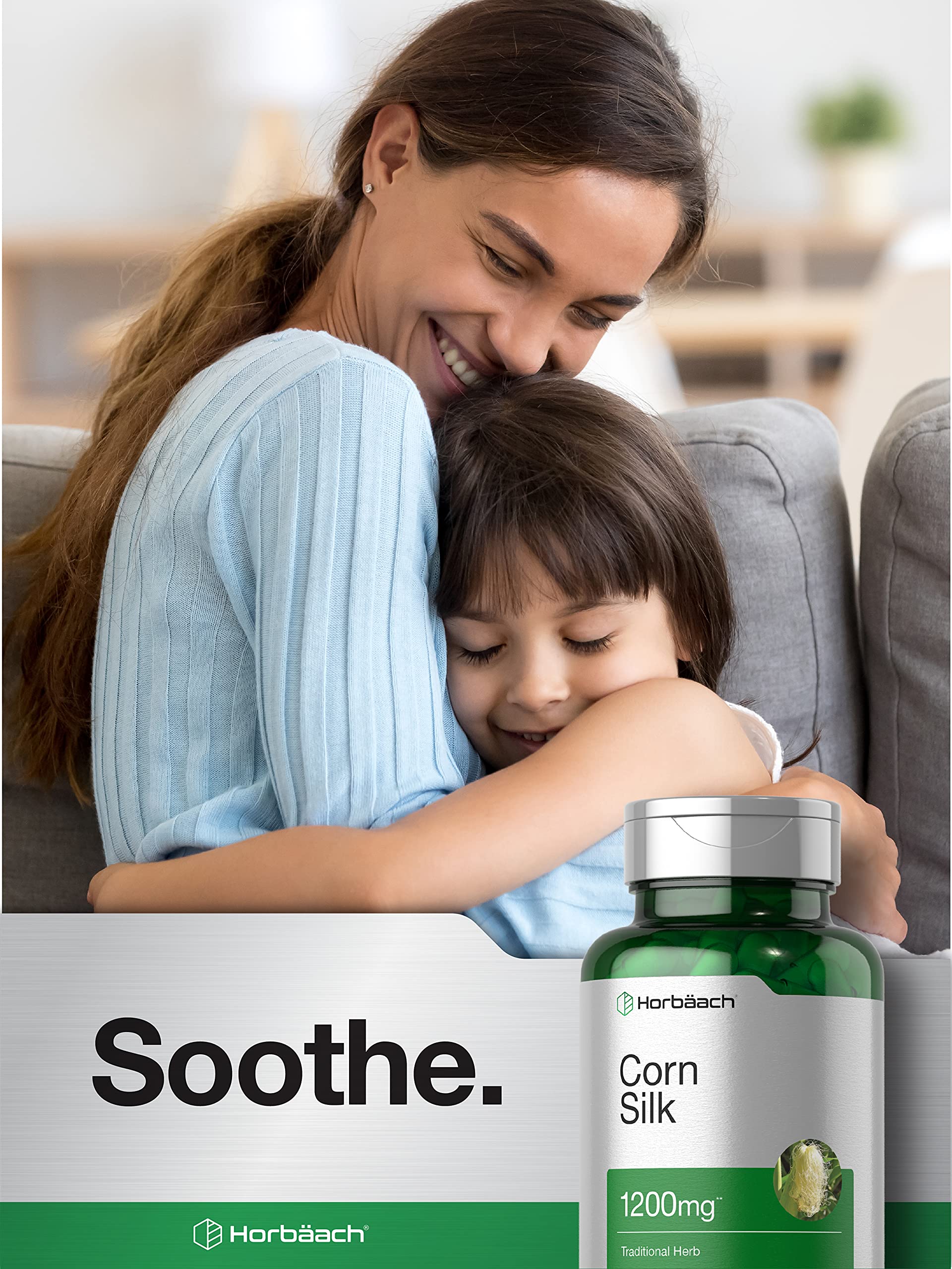 Horbäach Corn Silk Capsules | 200 Count | Non-GMO, Gluten Free Extract Supplement - Image 6