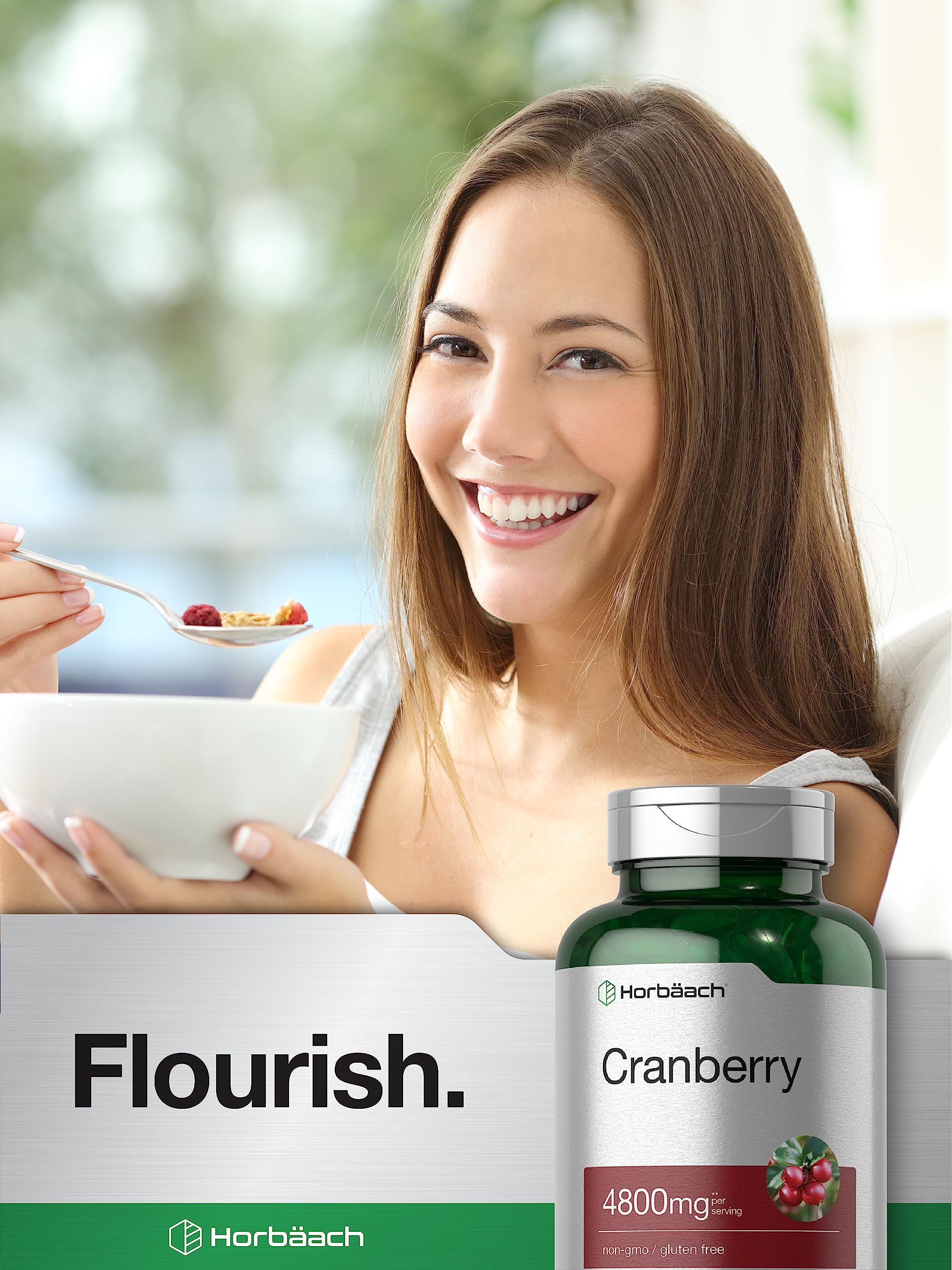 Horbäach Cranberry Pills | 300 Softgels | Non-GMO, Gluten Free Supplement | from Concentrate Extract - Image 7
