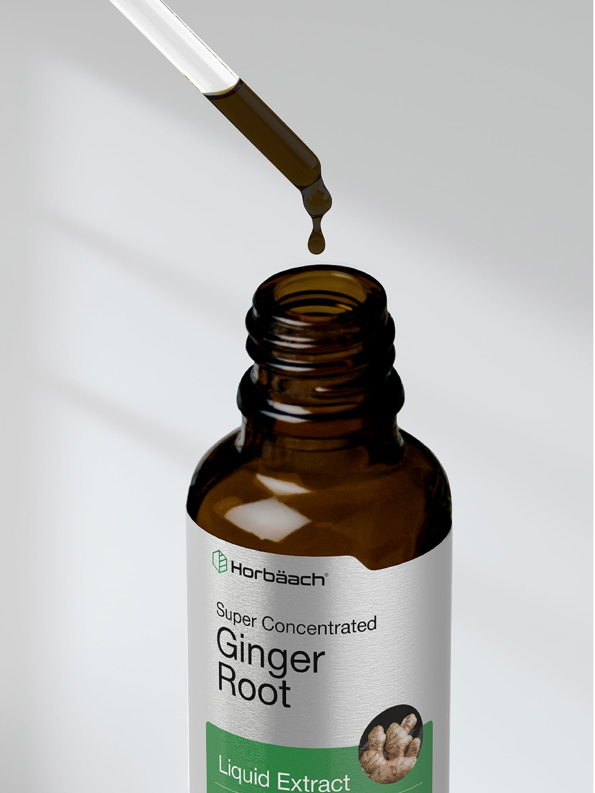 Horbäach Ginger Root Extract Liquid | 2 oz | Alcohol Free Supplement | Super Concentrated | Vegetarian, Non-GMO, Gluten Free - Image 7