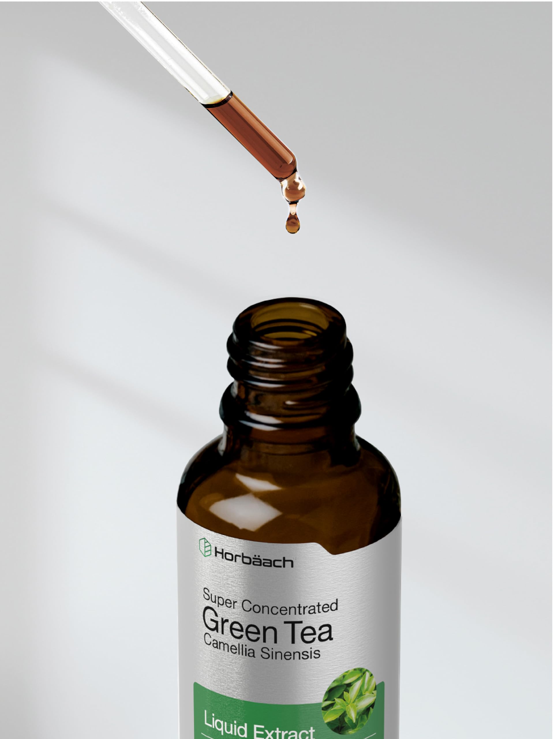 Horbäach Green Tea Extract Liquid Drops | 2 Fl Oz | Herbal Tincture | Alcohol Free | Vegetarian | Super Concentrated Supplement | Non-GMO, Gluten Free - Image 8