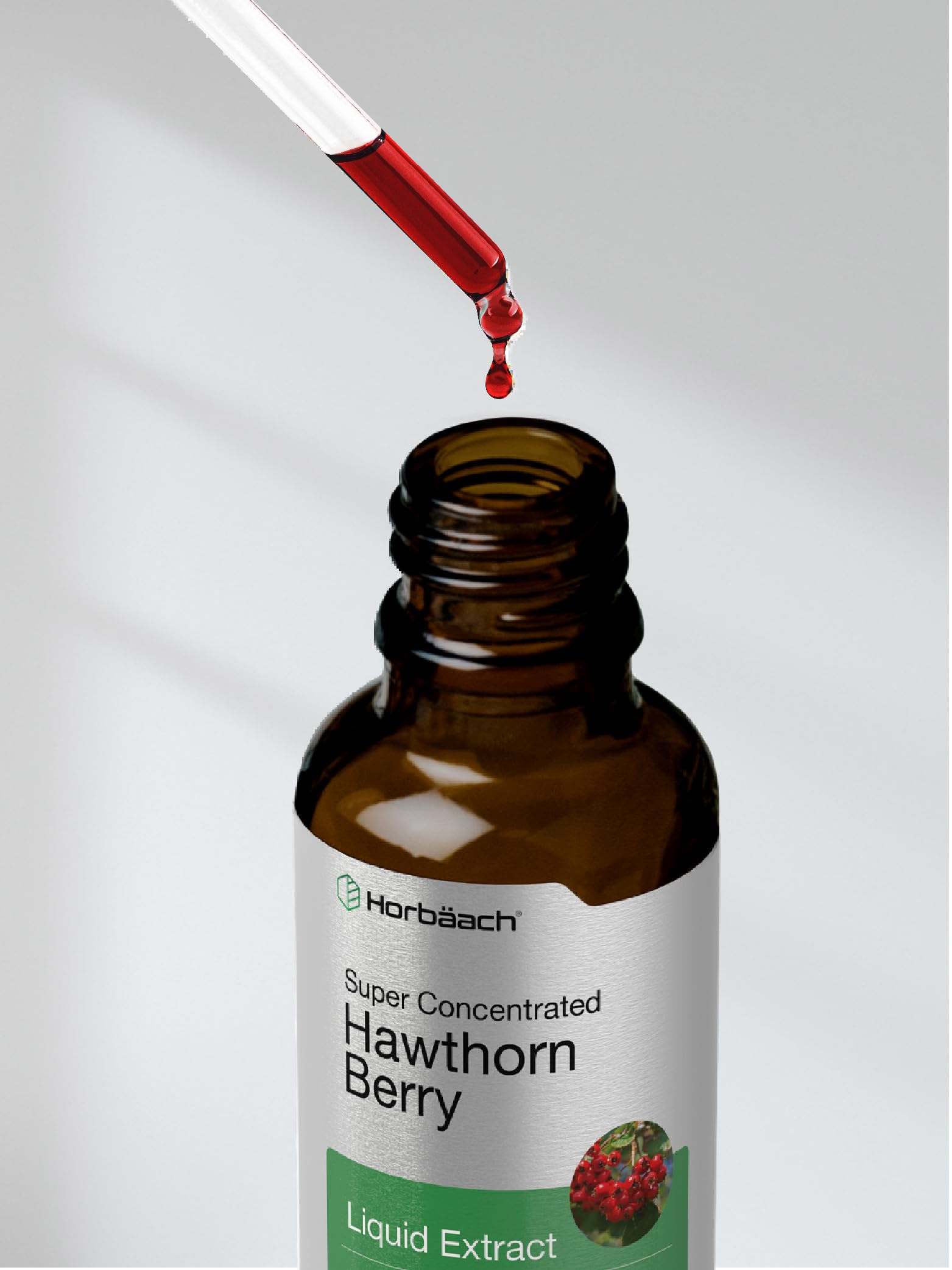 Horbäach Hawthorn Berry Extract | 2 fl oz | Alcohol Free Liquid Tincture | Vegetarian Supplement, Non-GMO, Gluten Free - Image 7