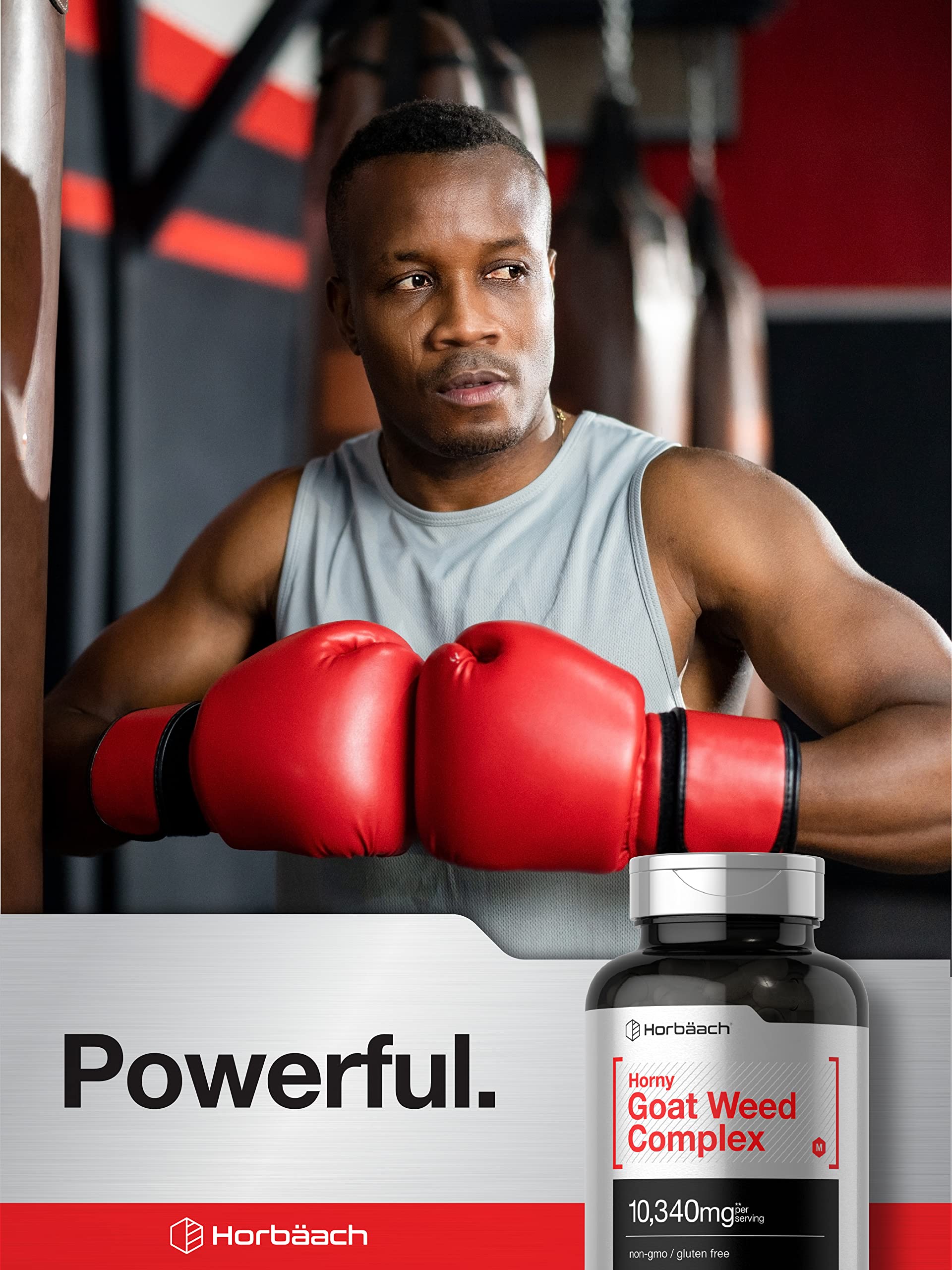 Horbäach Horny Goat Weed Complex | 180 Capsules | Vegetarian, Non-GMO, and Gluten Free Formula with Tribulus, Maca, Yohimbe, and L-Arginine - Image 6