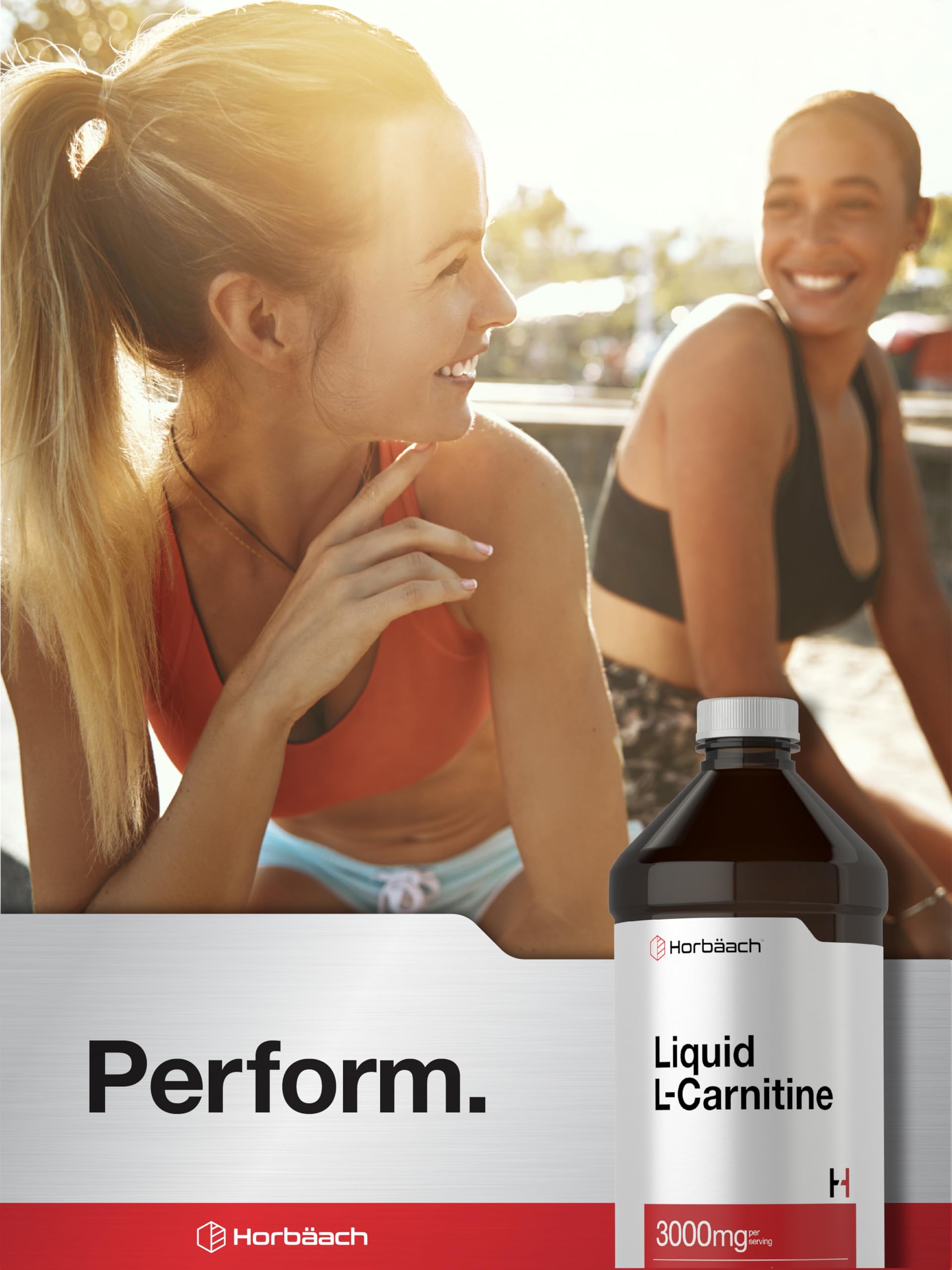 Horbäach L-Carnitine Liquid 16 oz | 3000 mg | Berry Flavor | Vegetarian Formula | Non-GMO, Gluten Free Supplement - Image 6