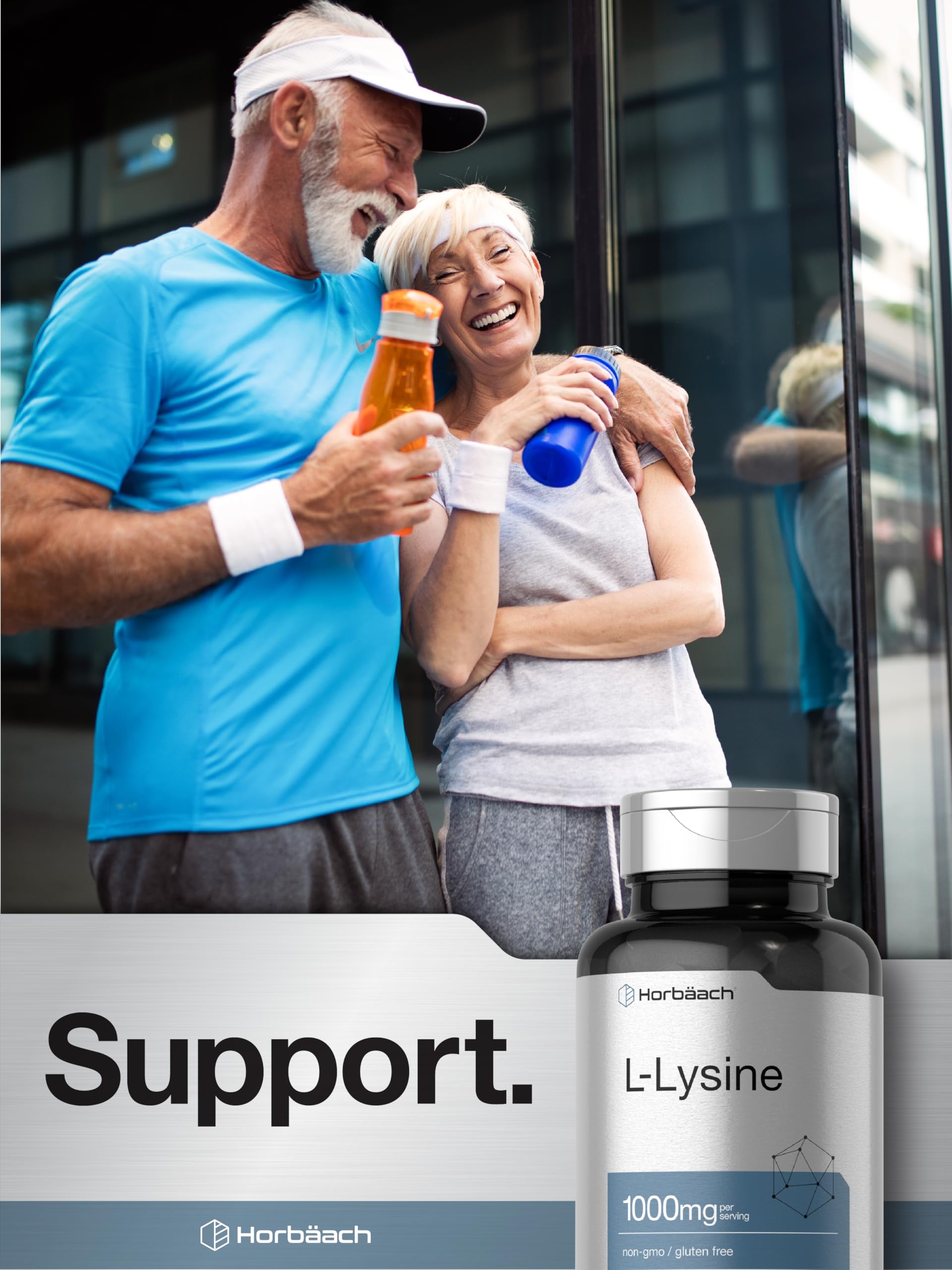 Horbäach L-Lysine 1000mg | 100 Coated Caplets | Free Form Dietary Supplement | Essential Amino Acid | Vegetarian, Non-GMO, and Gluten Free Formula - Image 6