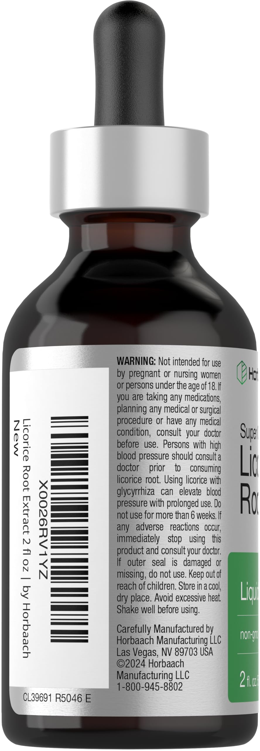 Horbäach Licorice Root Extract | 2 fl oz | Alcohol Free Tincture | Vegetarian Liquid Supplement | Non-GMO & Gluten Free - Image 3