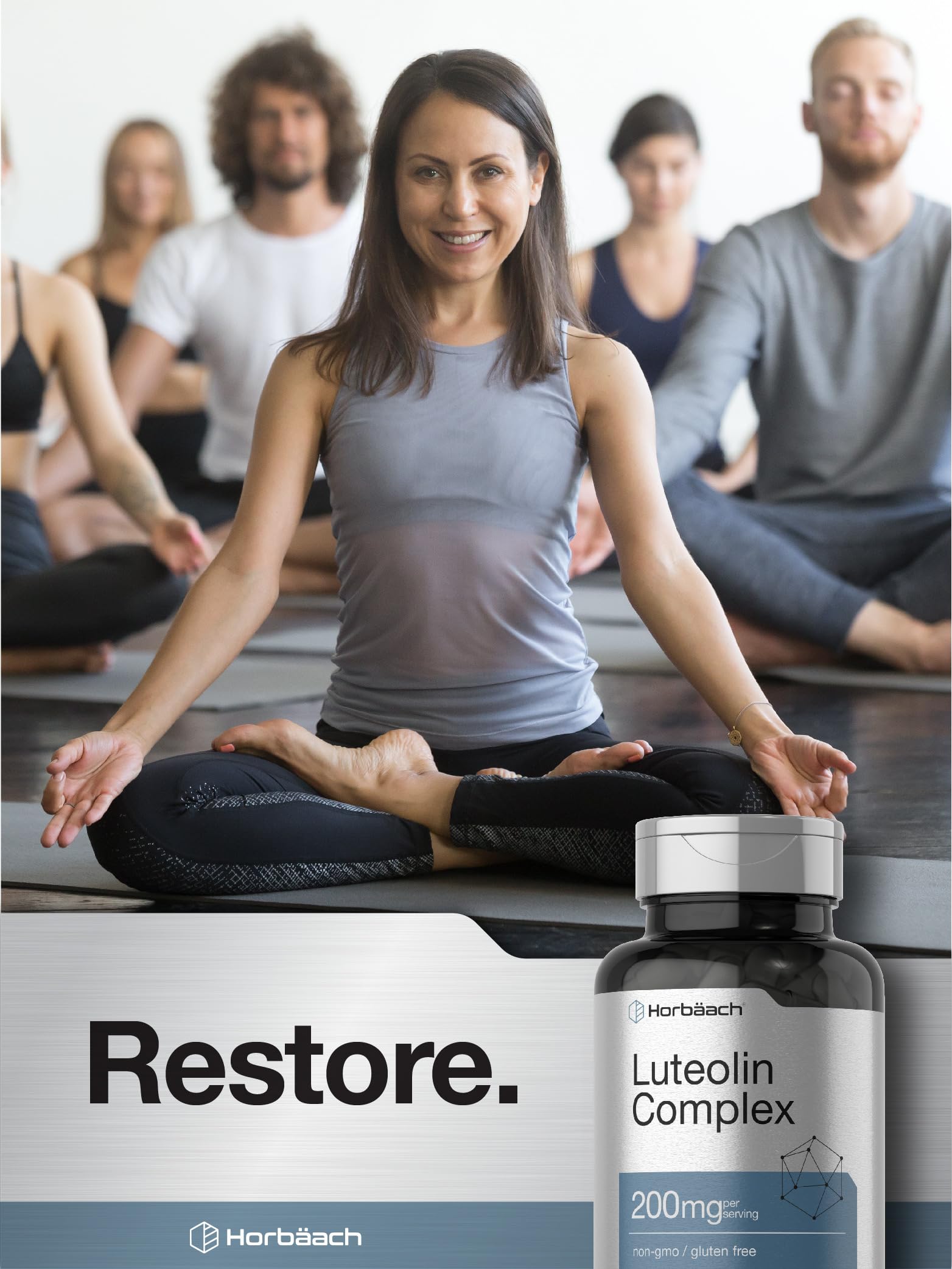 Horbäach Luteolin Supplement | 200mg | 50 Capsules | Complex with Rutin | Vegetarian, Non-GMO & Gluten Free - Image 7