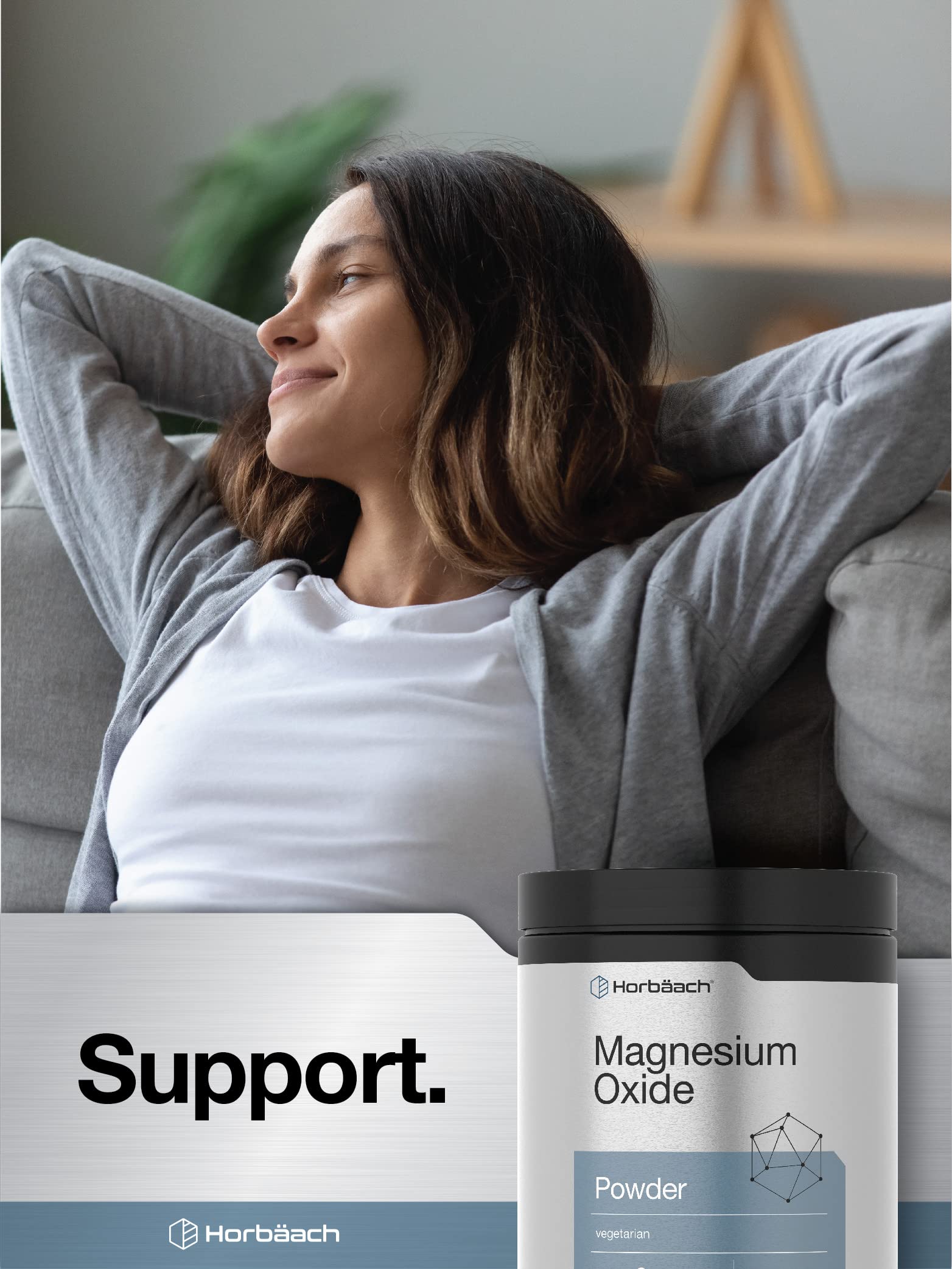 Horbäach Magnesium Oxide Powder | 400mg | 8 Ounces (227 g) | Vegetarian, Non-GMO, and Gluten Free Supplement - Image 6