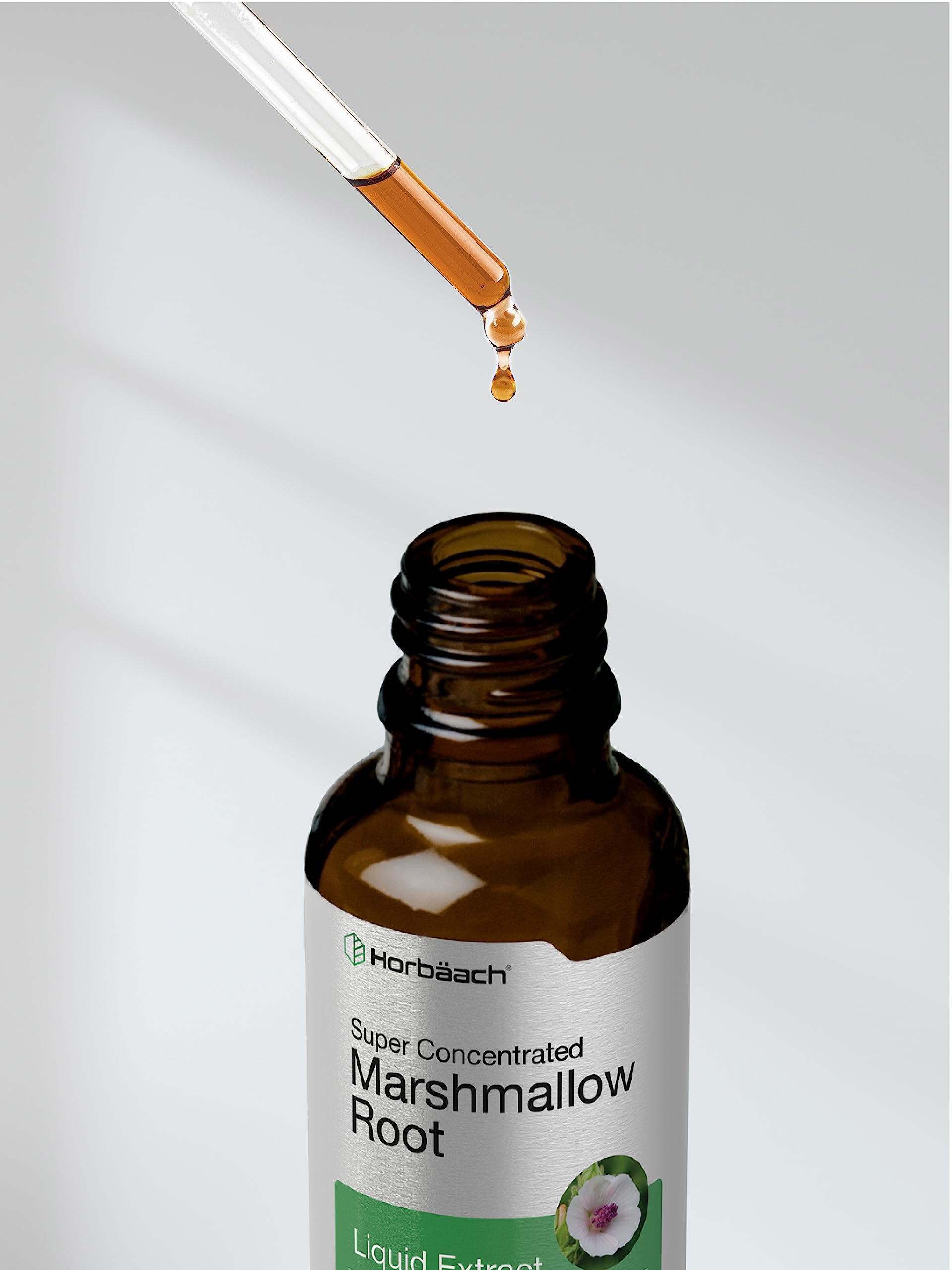 Horbäach Marshmallow Root Extract Tincture | 2 fl oz | Althaea Officinalis Liquid | Alcohol Free | Vegetarian, Non-GMO & Gluten Free - Image 7