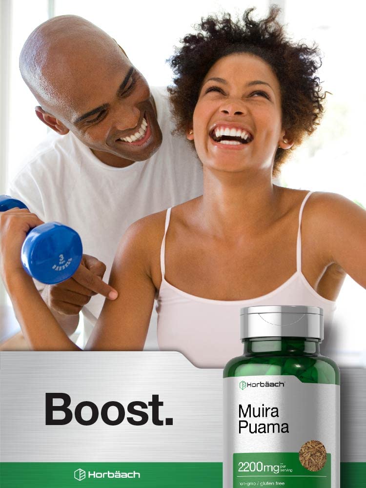 Horbäach Muira Puama Root Extract | 90 Capsules | Non GMO, Gluten Free Supplement - Image 6