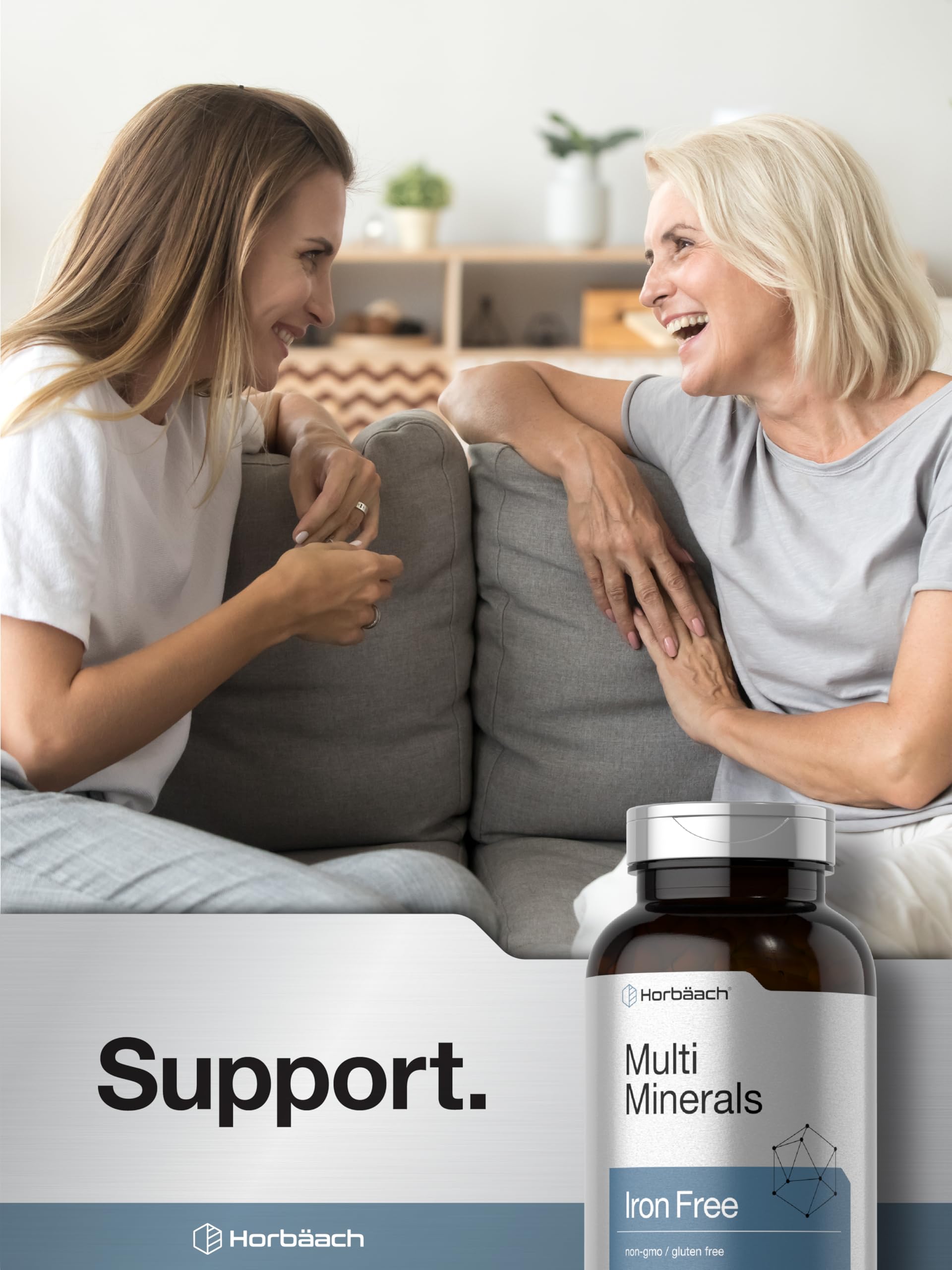 Horbäach Multi Minerals Supplement | 250 Capsules | Iron Free | Daily Mineral Complex for Men and Women | Non-GMO & Gluten Free - Image 6
