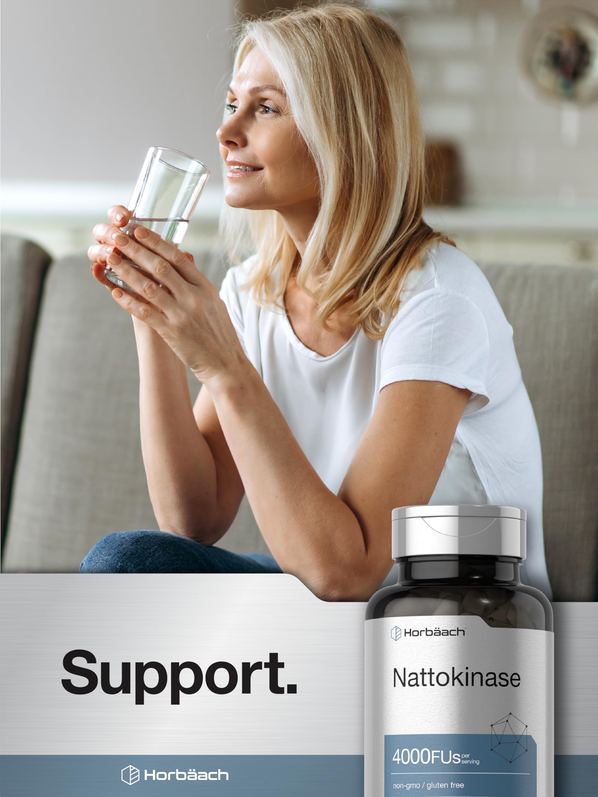 Horbäach Nattokinase Supplement 4000 FU | 150 Capsules | Non-GMO, Gluten Free - Image 6