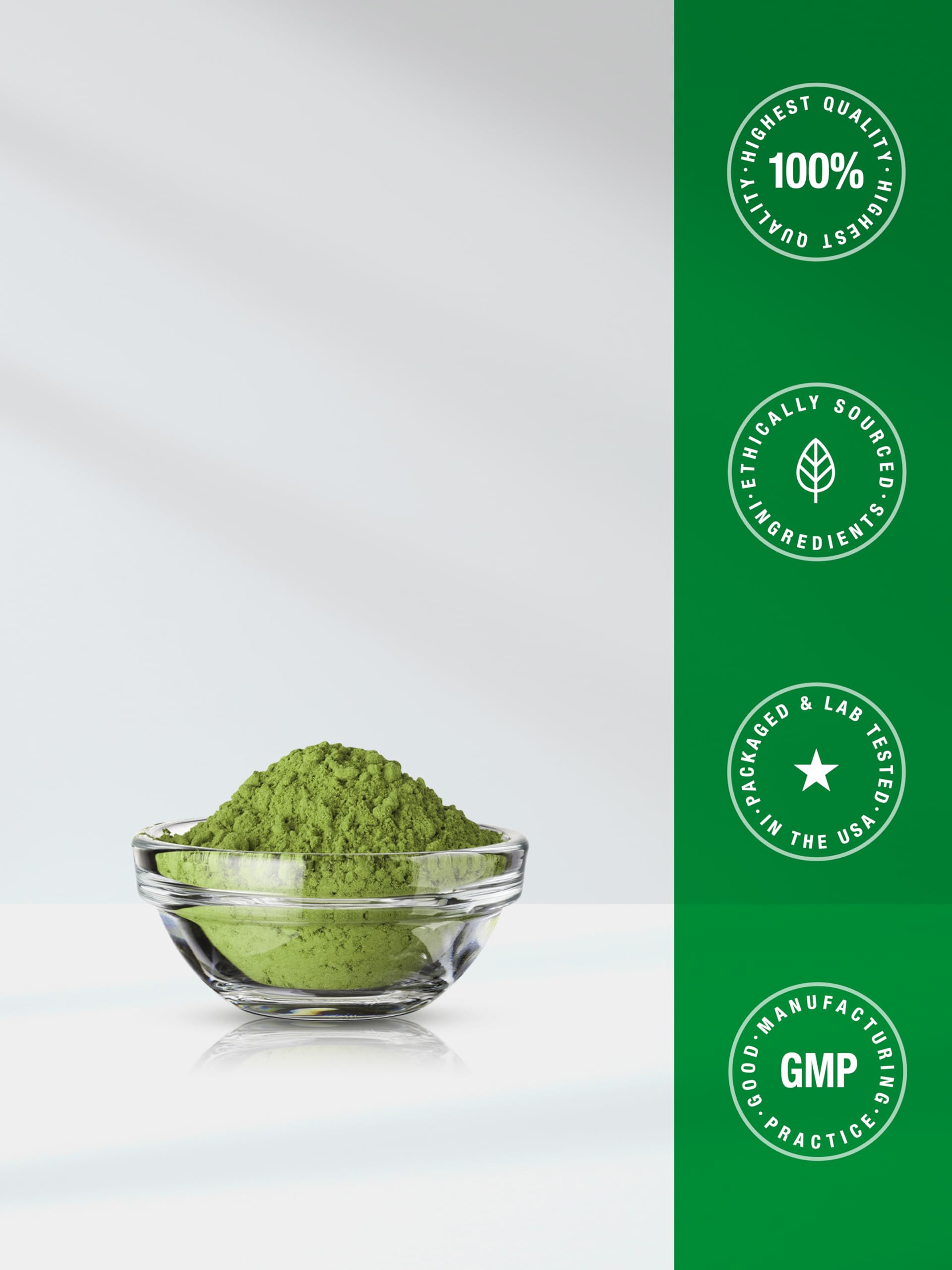 Horbäach Organic Greens Powder | 5.29 oz Supplement | with 20+ Superfoods, 18 Digestive Enzymes, and Prebiotics | Relieves Occasional Gas, Discomfort & Bloating | Vegan, and Non-GMO - Image 7