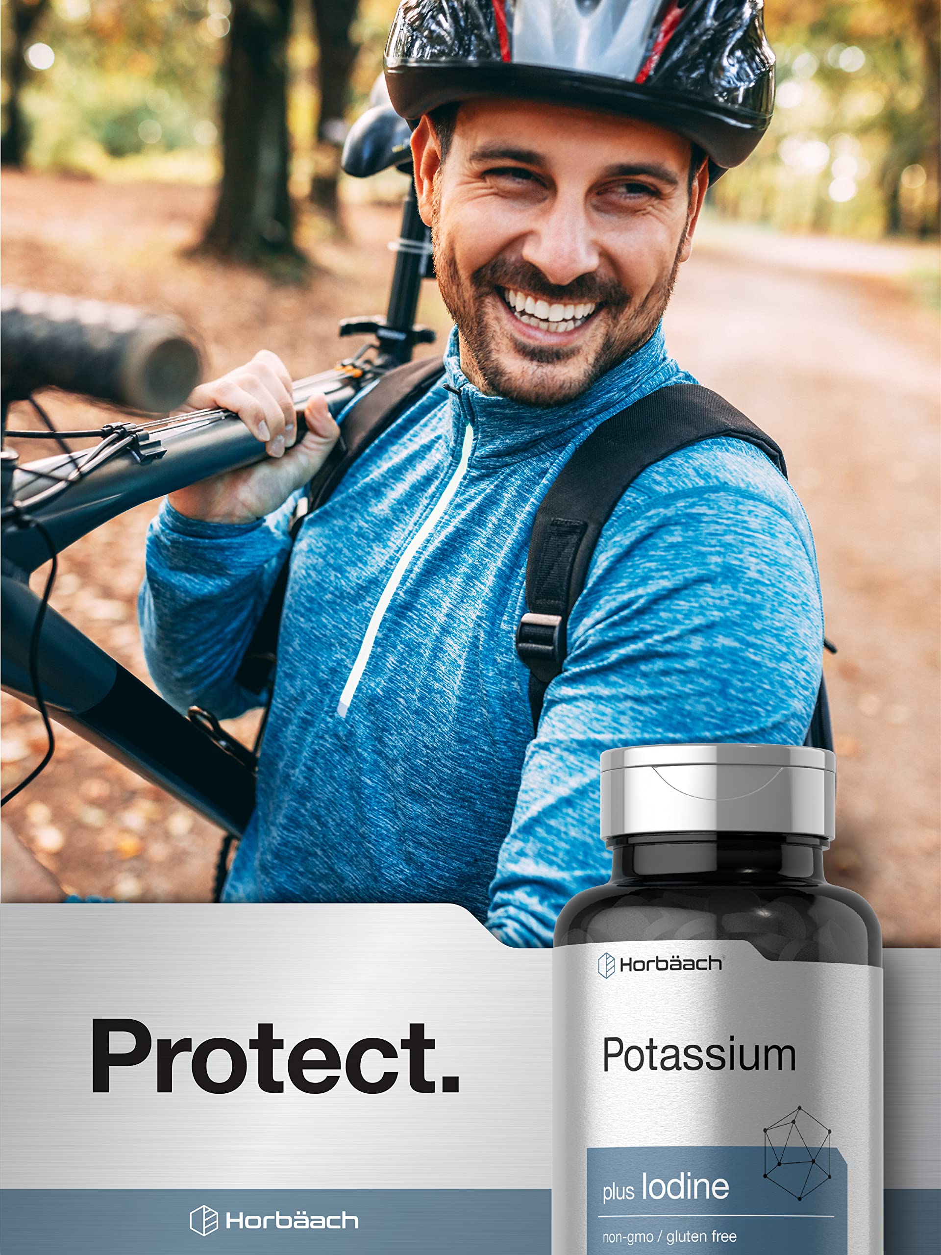 Horbäach Potassium Chloride Supplement | Plus Iodine | 180 Vegetarian Tablets | Non-GMO and Gluten Free - Image 6