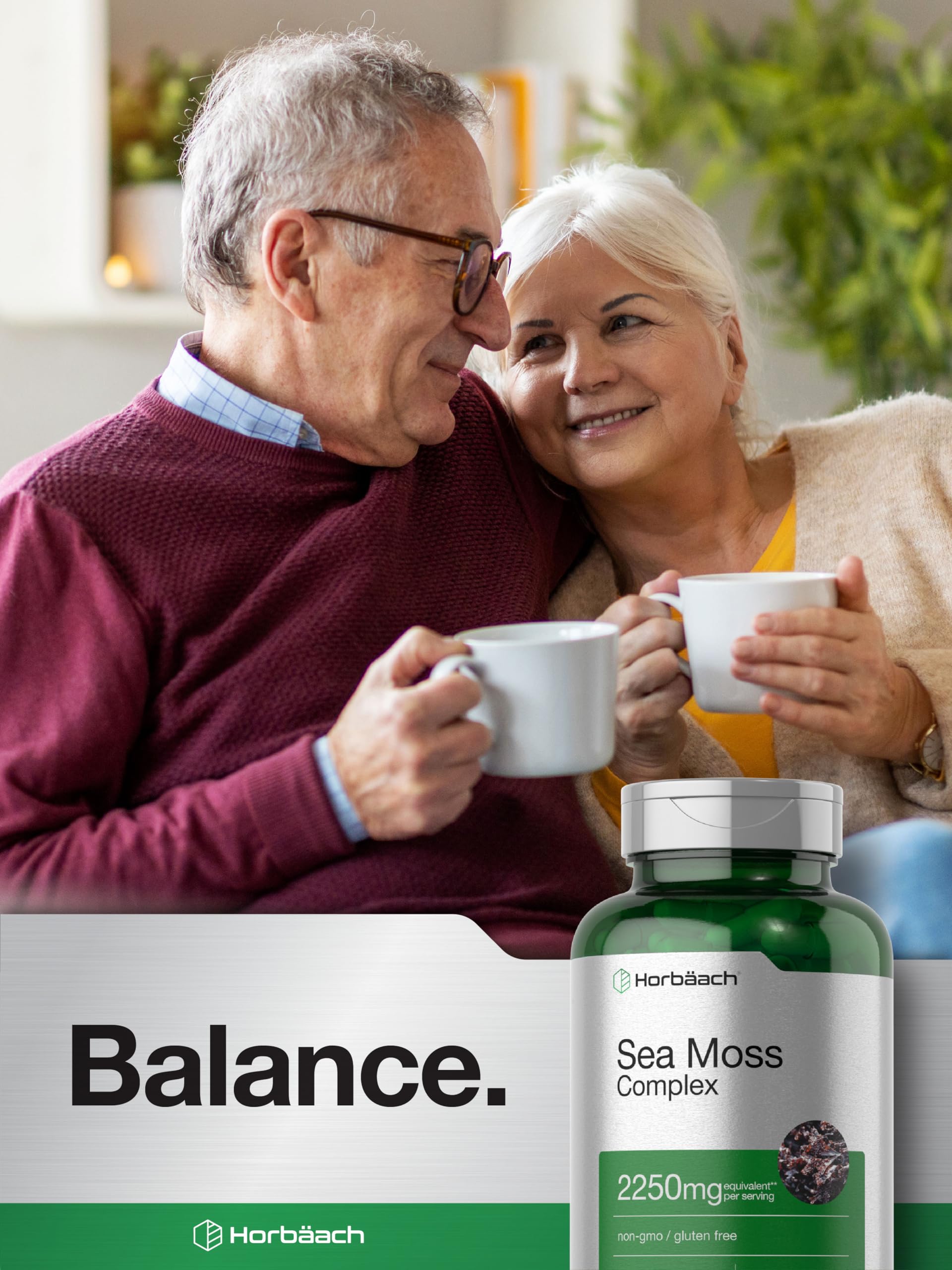 Horbäach Sea Moss Complex Capsules | 120 Count | Complex Formula with Bladderwrack & Burdock Root | Non-GMO & Gluten Free Supplement - Image 7