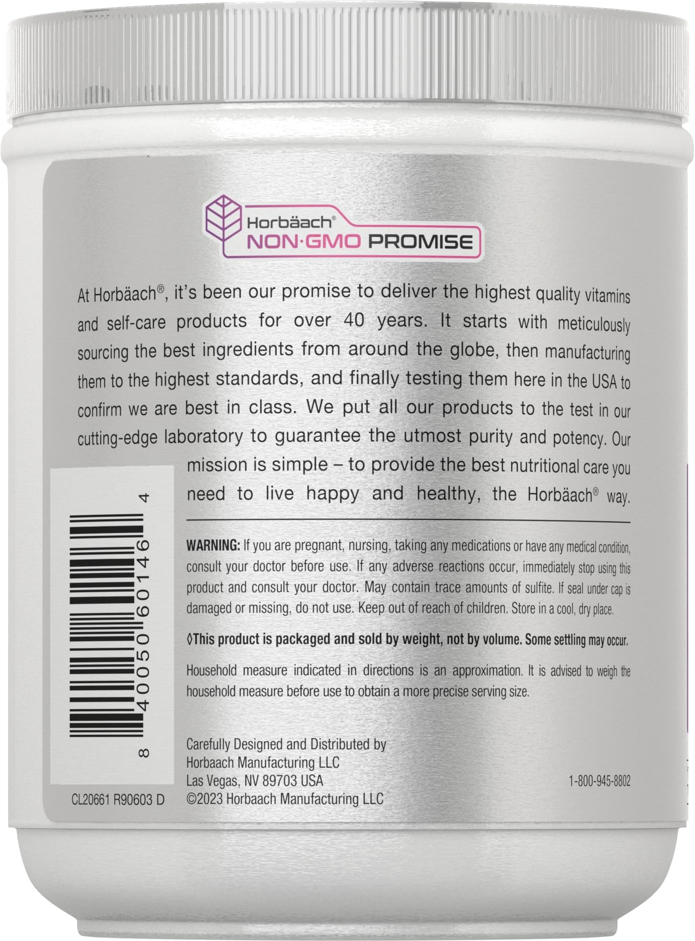 Horbäach Skin Rejuvenator with Verisol 10.58 oz | Bioactive Collagen Peptide Powder | Types I and III | Non GMO, Gluten Free Supplement - Image 3