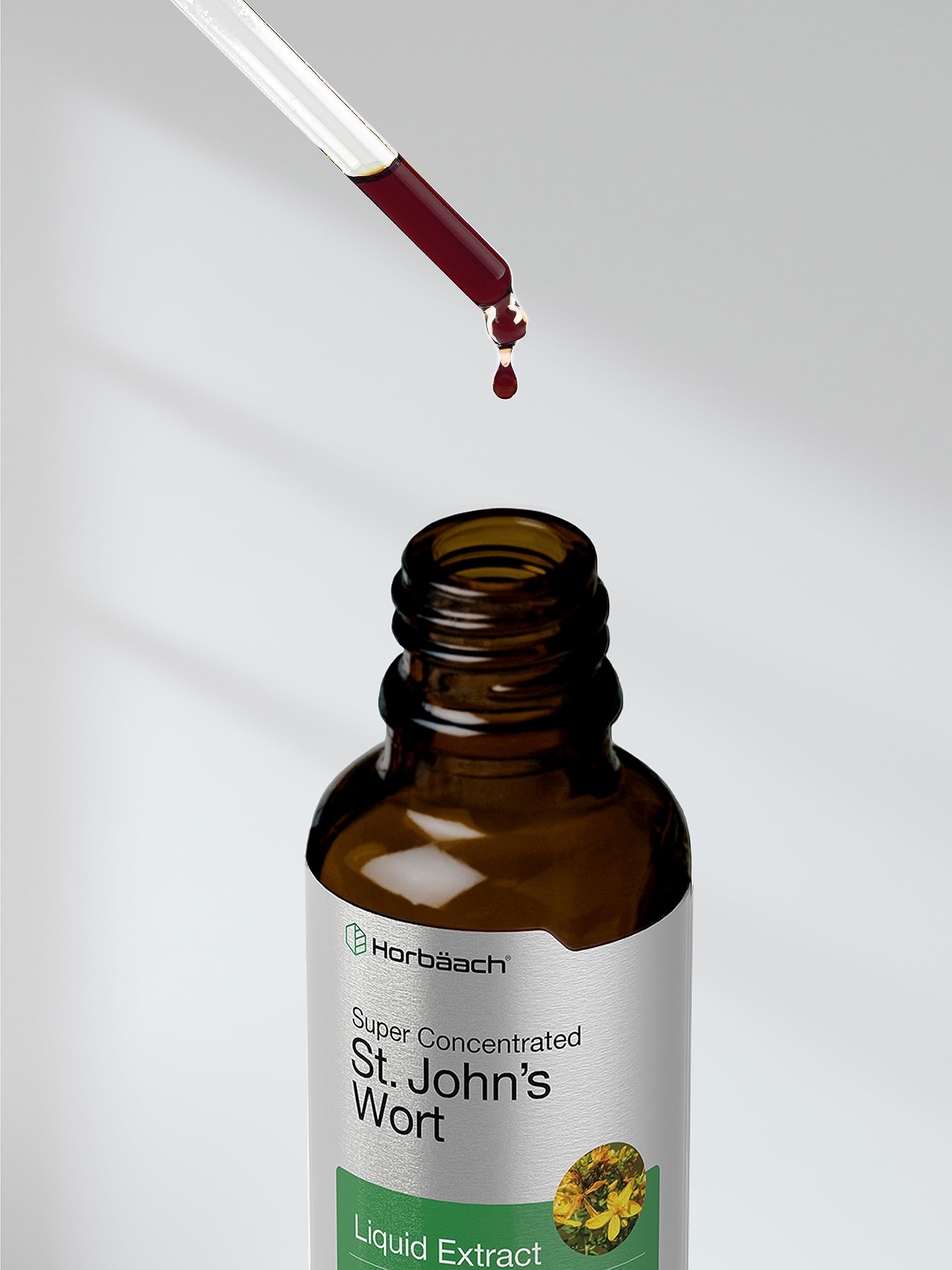 Horbäach St Johns Wort Tincture | 2 Fl Oz | Alcohol Free | Vegetarian Liquid Extract | Non-GMO, Gluten Free Supplement - Image 7