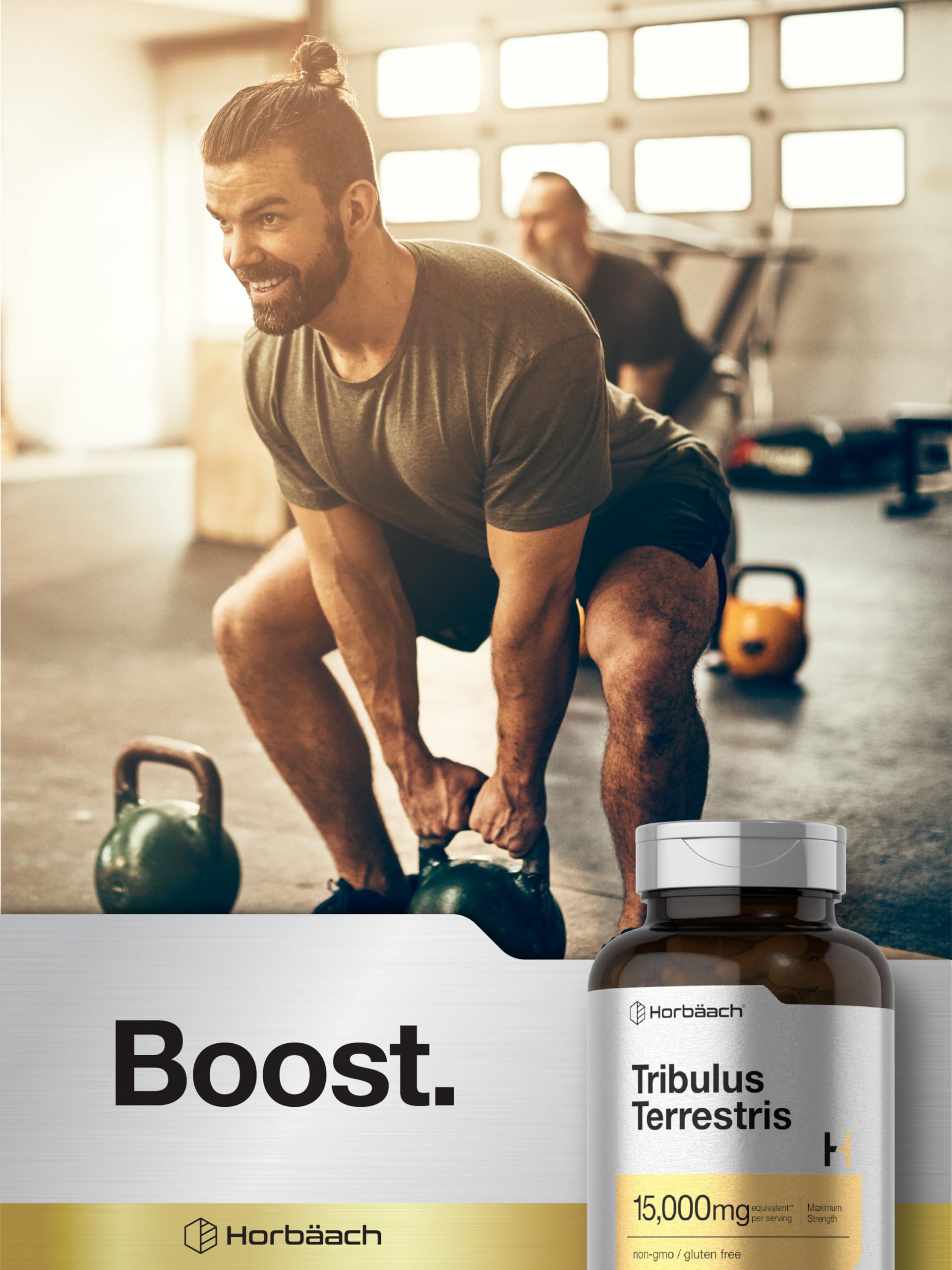 Horbäach Tribulus Terrestris for Men | 180 Capsules | Maximum Strength | Non-GMO, Gluten Free Extract Supplement - Image 7