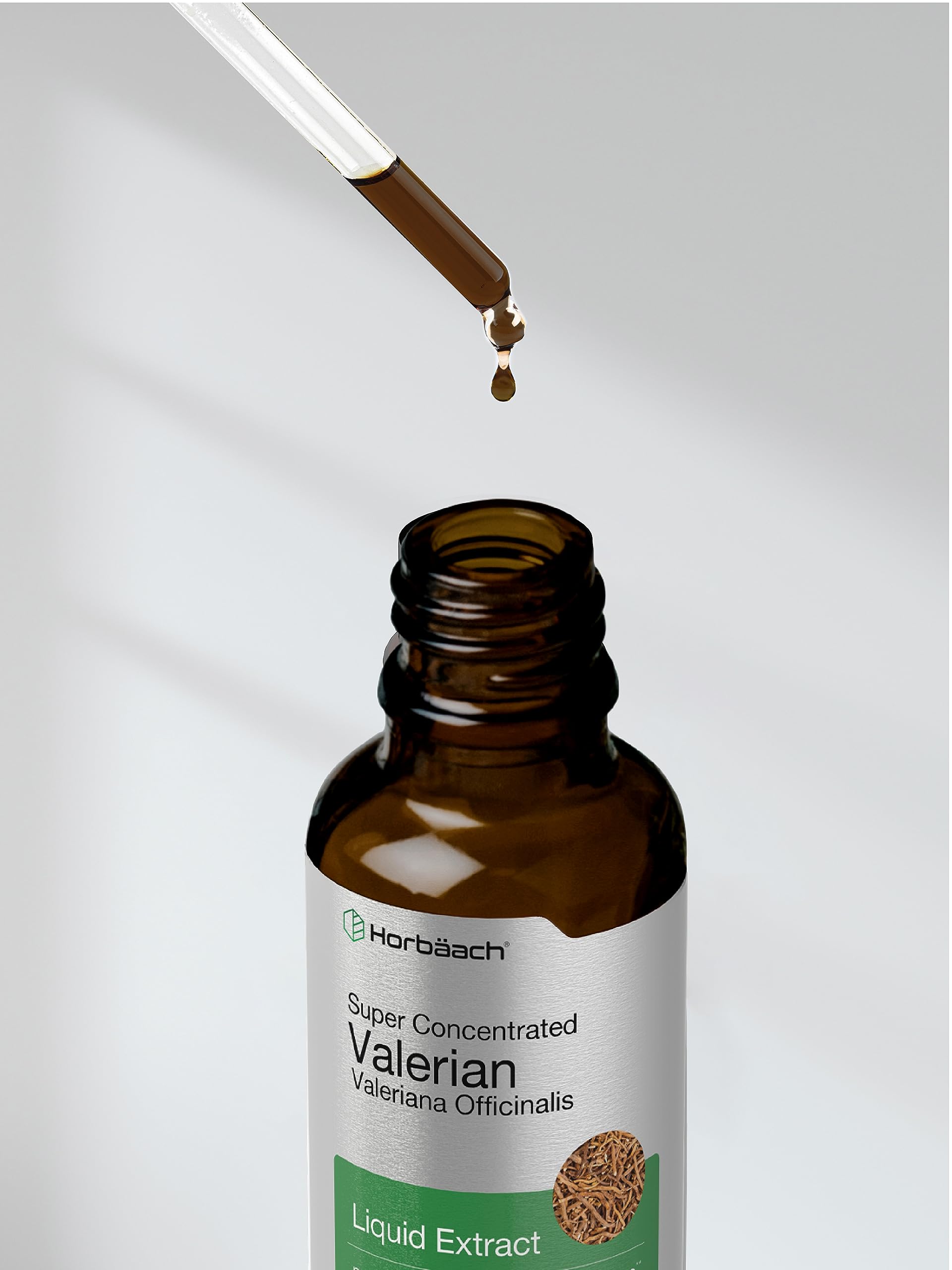 Horbäach Valerian Root Extract Drops Alcohol Free | 2 fl oz | Super Concentrated Liquid | Vegetarian, Non-GMO & Gluten Free - Image 7