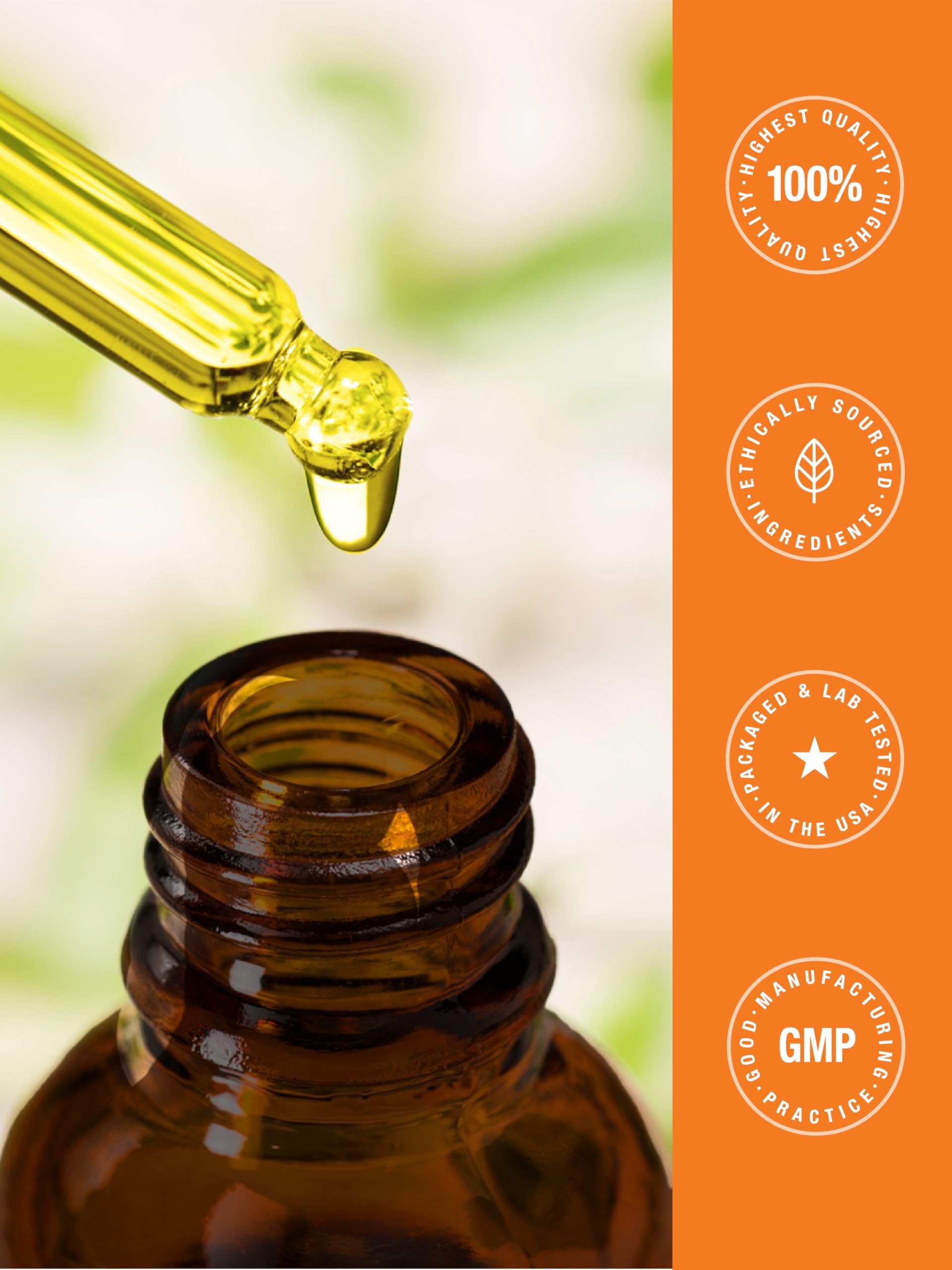 Horbäach Vitamin A Liquid Drops | 4 fl oz | with Organic MCT Oil | Vegetarian, Non-GMO & Gluten Free Supplement - Image 7
