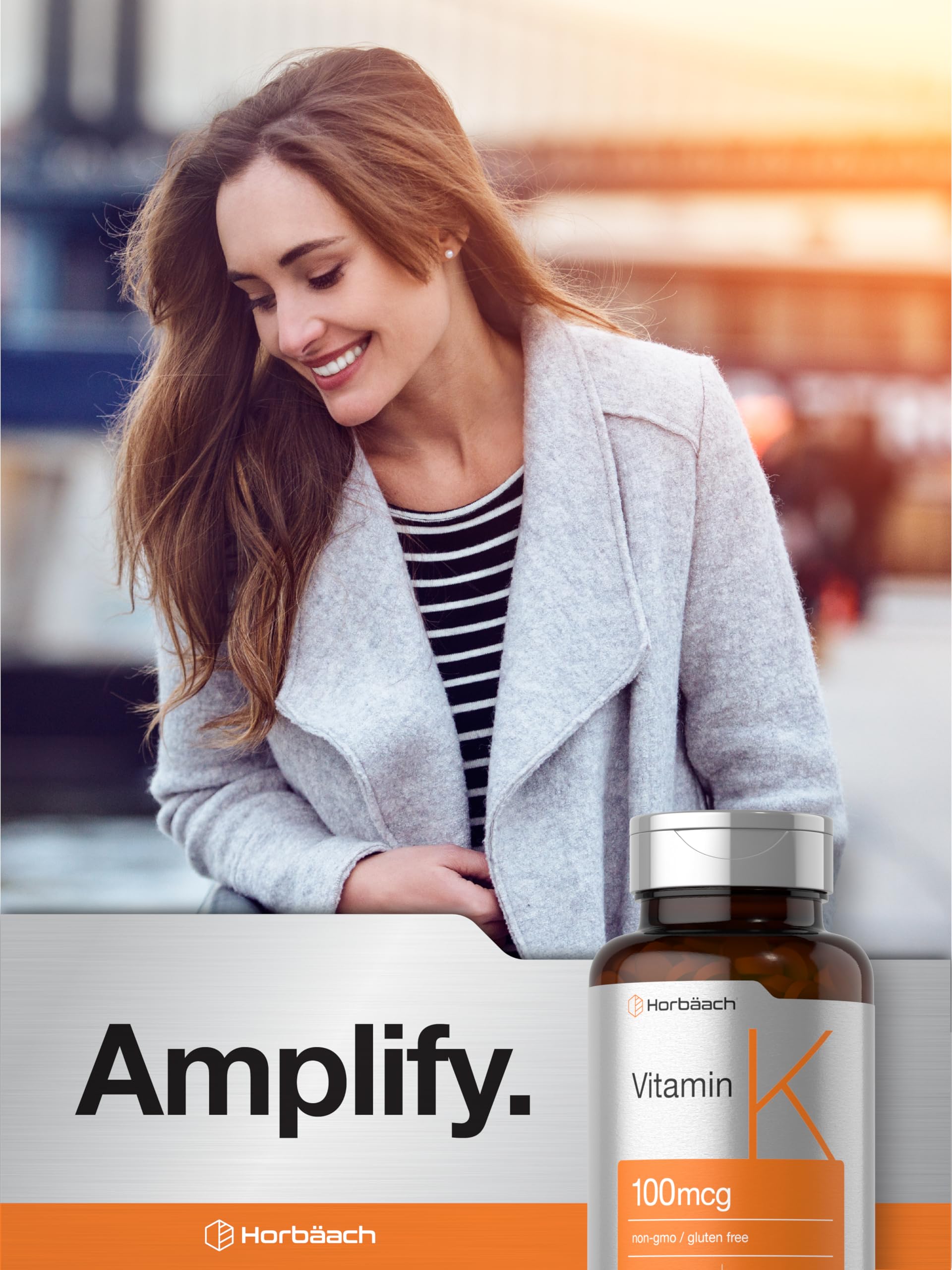 Horbäach Vitamin K Supplement | 100mcg | 120 Tablets | Vegetarian, Non-GMO & Gluten Free Supplement - Image 7