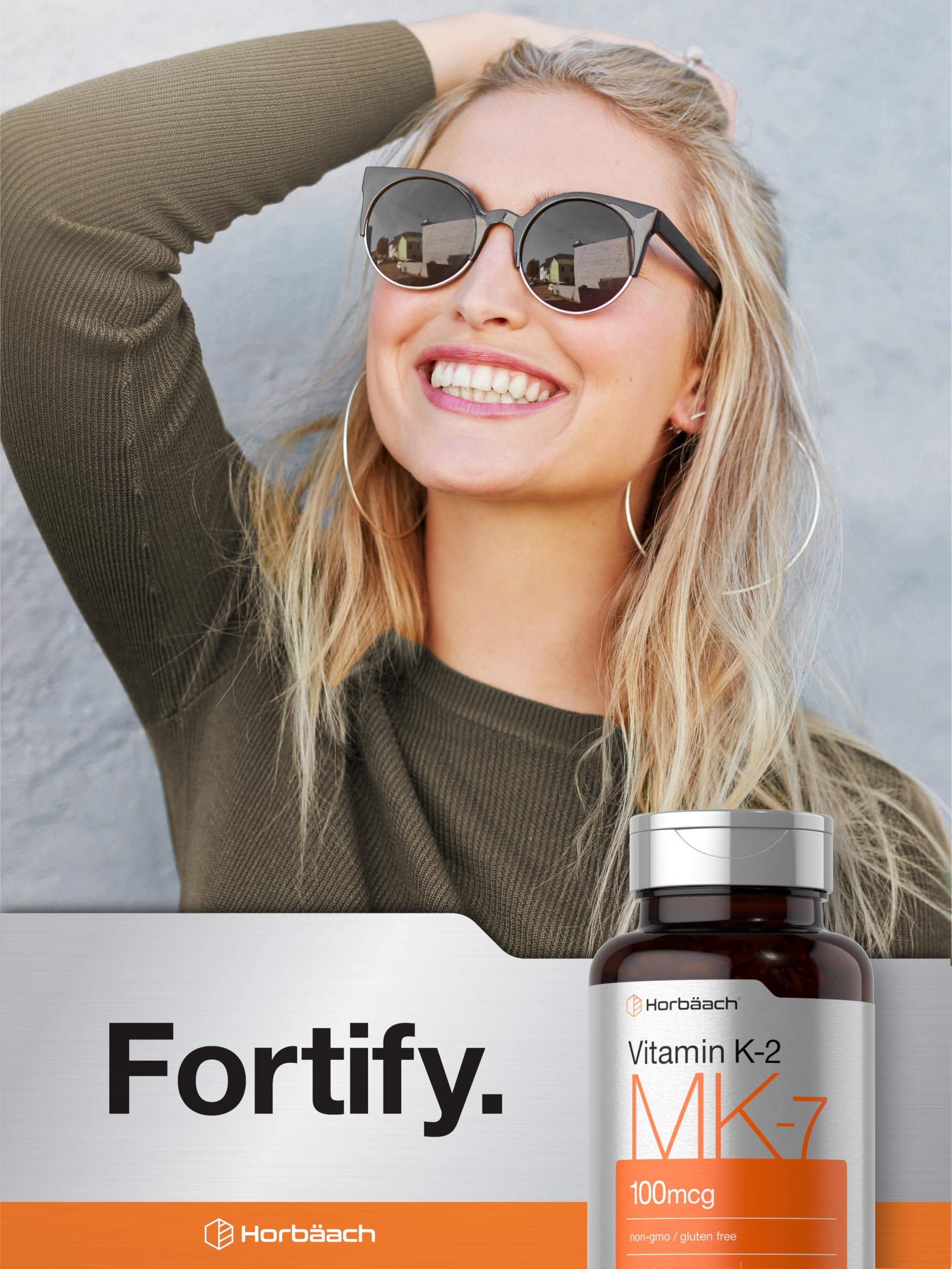 Horbäach Vitamin K2 MK7 100mcg | 250 Softgels | Non-GMO, Gluten Free Supplement - Image 6
