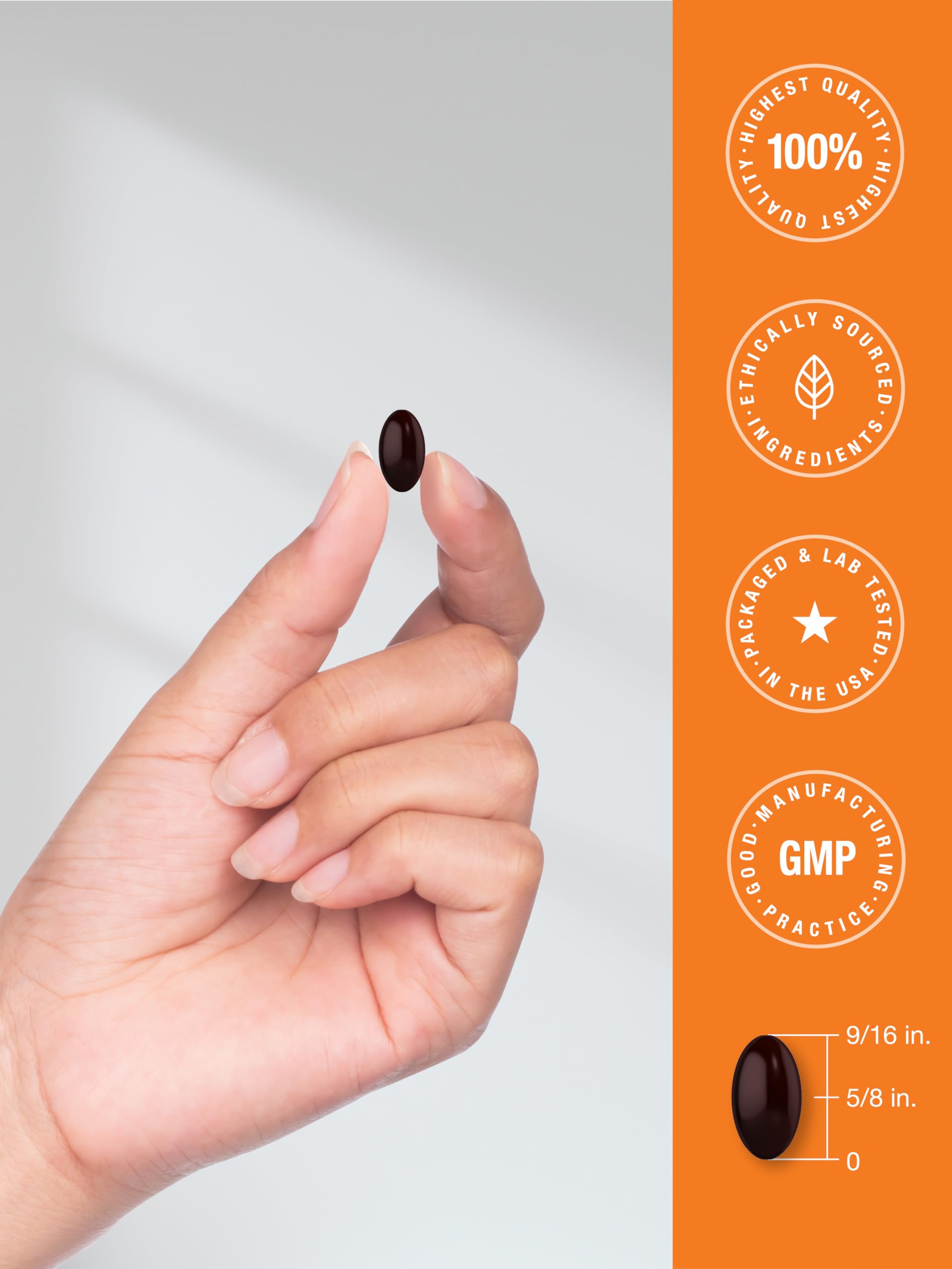 Horbäach Vitamin K2 MK7 100mcg | 250 Softgels | Non-GMO, Gluten Free Supplement - Image 7