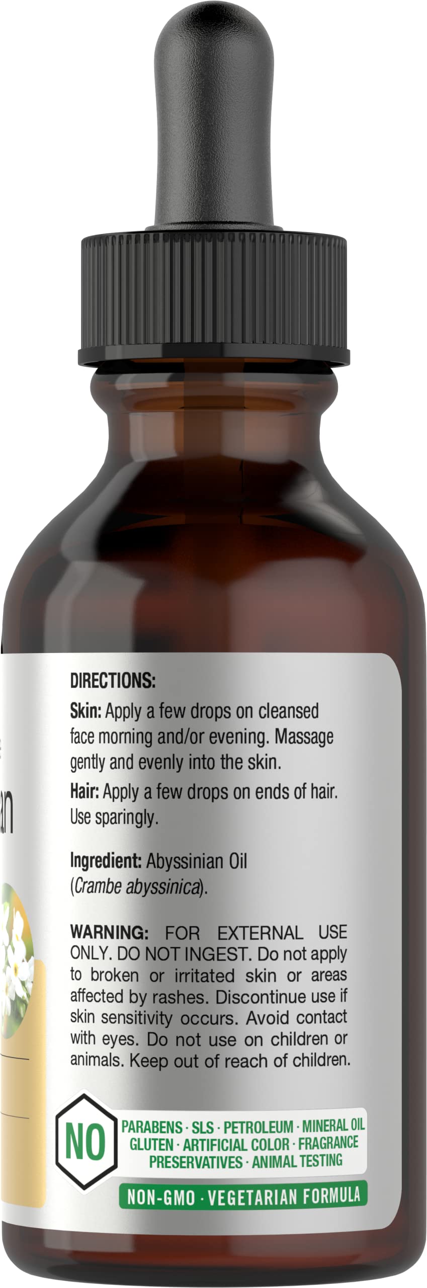 Horbaach Abyssinian Oil | Hair and Skin Oil | Paraben, SLS and Fragrance Free | from Crambe Abyssinica Seed - Image 2