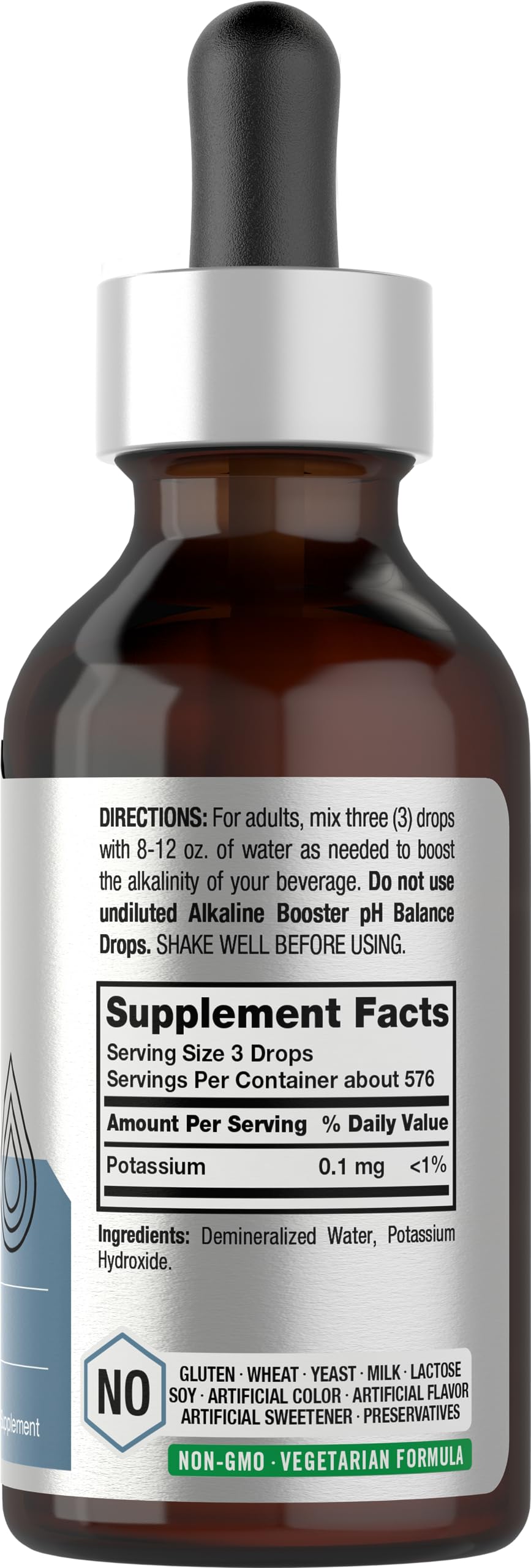 Horbaach Alkaline Water Drops | 2 fl oz | pH Balance Supplement | Booster with Minerals | Non-GMO & Gluten Free - Image 2