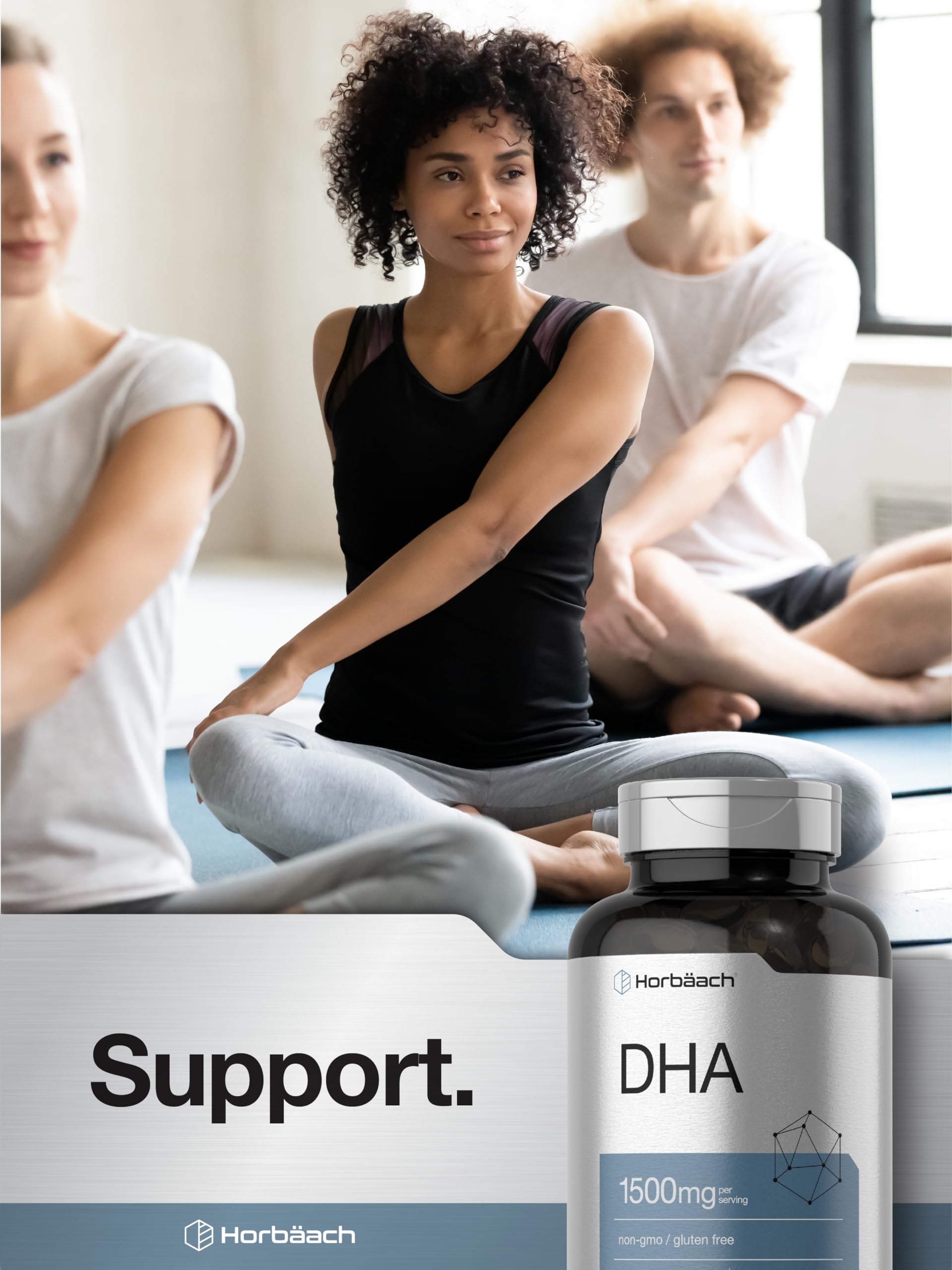Horbaach DHA Supplement 1500mg | 90 Softgels | EPA, Omega 3, DHA | Non-GMO, Gluten Free - Image 7
