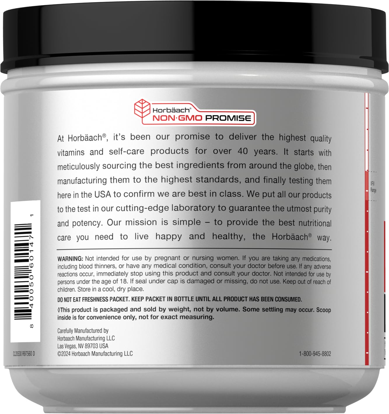 Horbaach Joint Support Supplement Powder | 1 lb | Glucosamine, Chondroitin, MSM & Turmeric | for Men and Women | Non-GMO & Gluten Free - Image 3