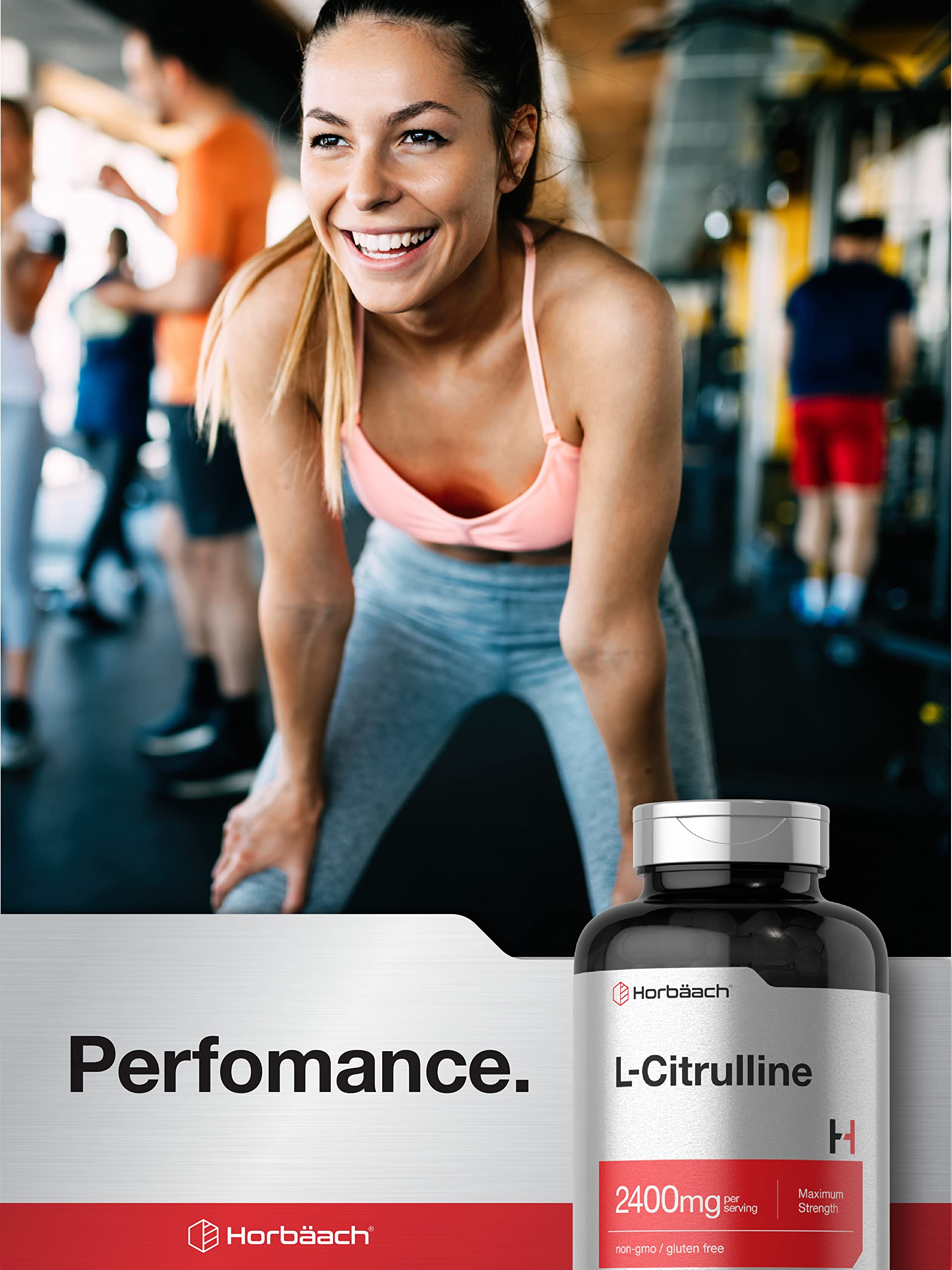 Horbaach L Citrulline Supplement for Men and Women | 2400 mg | 180 Capsules | Maximum Strength and Free Form | Non-GMO, Gluten Free - Image 6